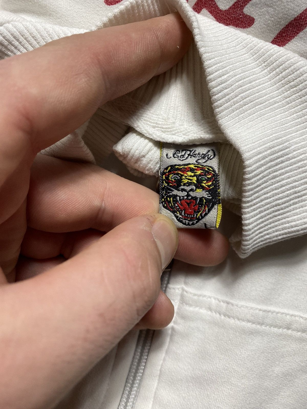 Christian Audigier × Ed Hardy × Vintage Vintage Ed Hardy Zip Sweatshirt Size L / US 10 / IT 46 - 4 Thumbnail