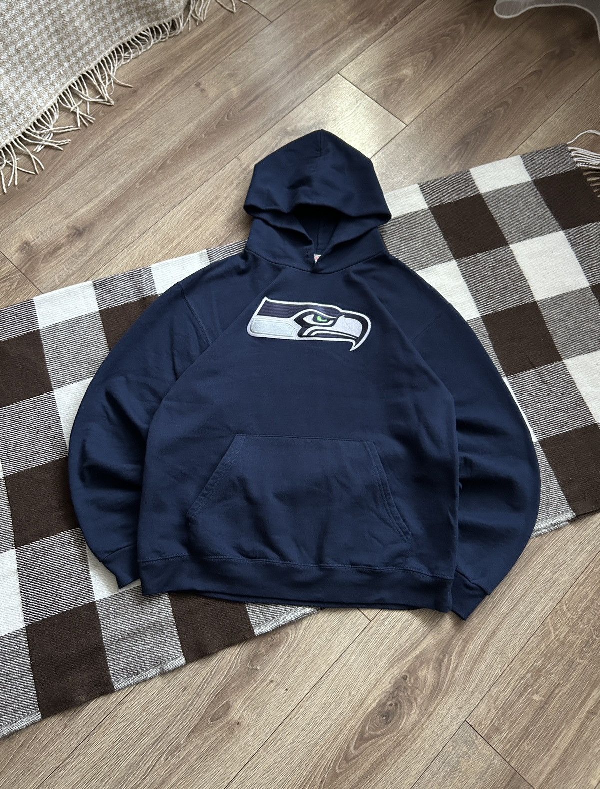 NFL × Vintage Vintage Seattle Seahawks 🦅 big logo vintage hoodies Size US M / EU 48-50 / 2 - 1 Thumbnail