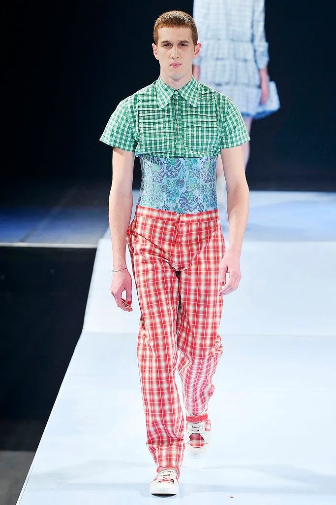 Walter Van Beirendonck Walter Van Beirendonck SS11 Stripes Shirt With Ruffles Size US M / EU 48-50 / 2 - 2 Thumbnail