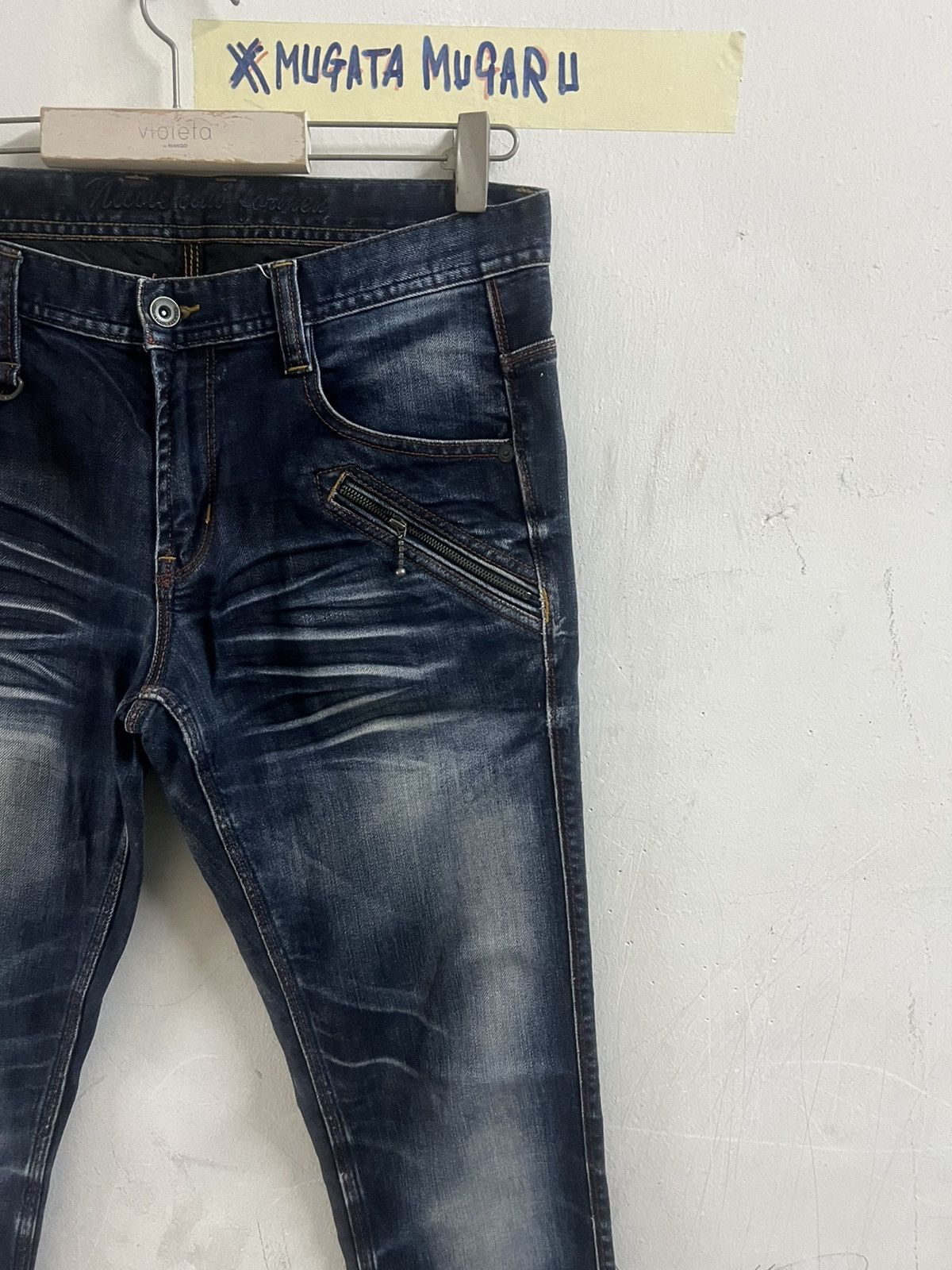 Japanese Brand × Vintage VINTAGE Y2K NICOLE CLUB DISTRESSED DENIM PANT Size US 32 / EU 48 - 4 Thumbnail