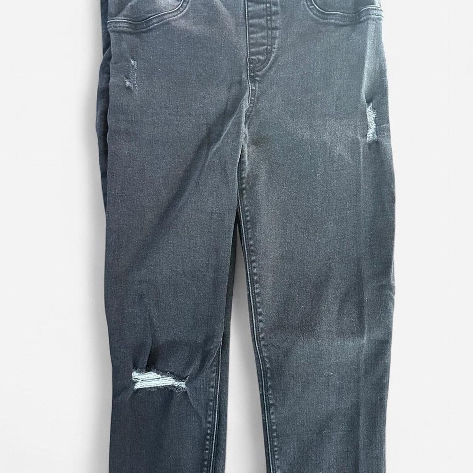 Spanx Spanx Shape Wear Small Black ripped capri denim jeggings Size 26" / US 2 / IT 38 - 8 Thumbnail