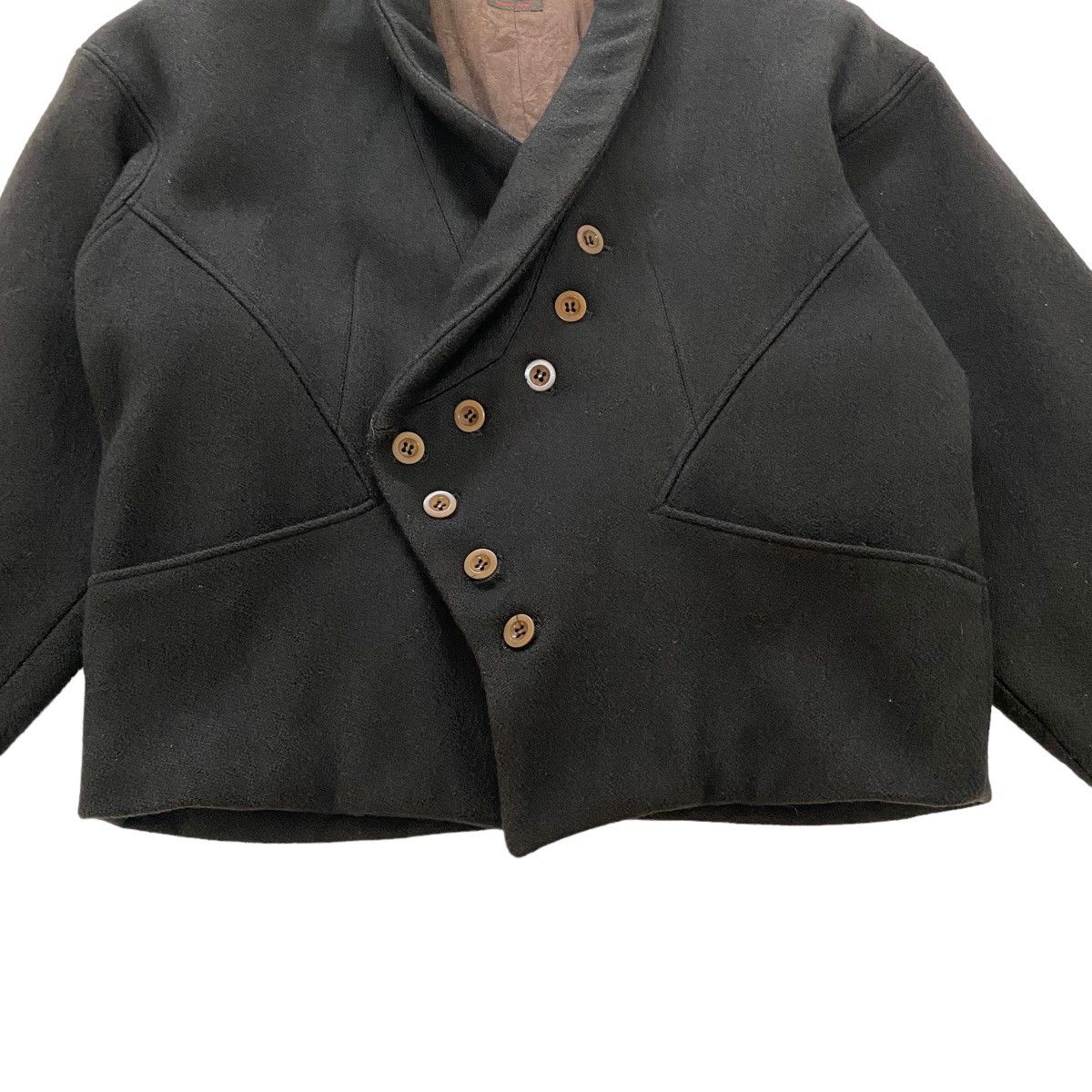 Vintage ✨Traffic News wool cropped button jacket size M Size M / US 6-8 / IT 42-44 - 4 Thumbnail