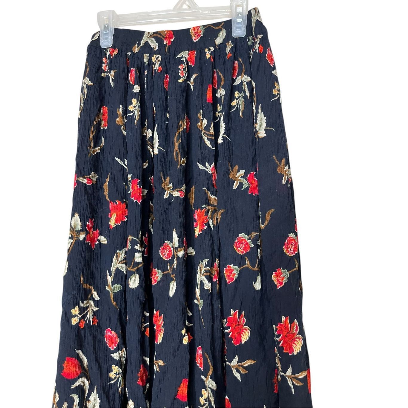 Other Vintage White Stag Flower Print Maxi Dress Size M Size 30" / US 8 / IT 44 - 2 Thumbnail