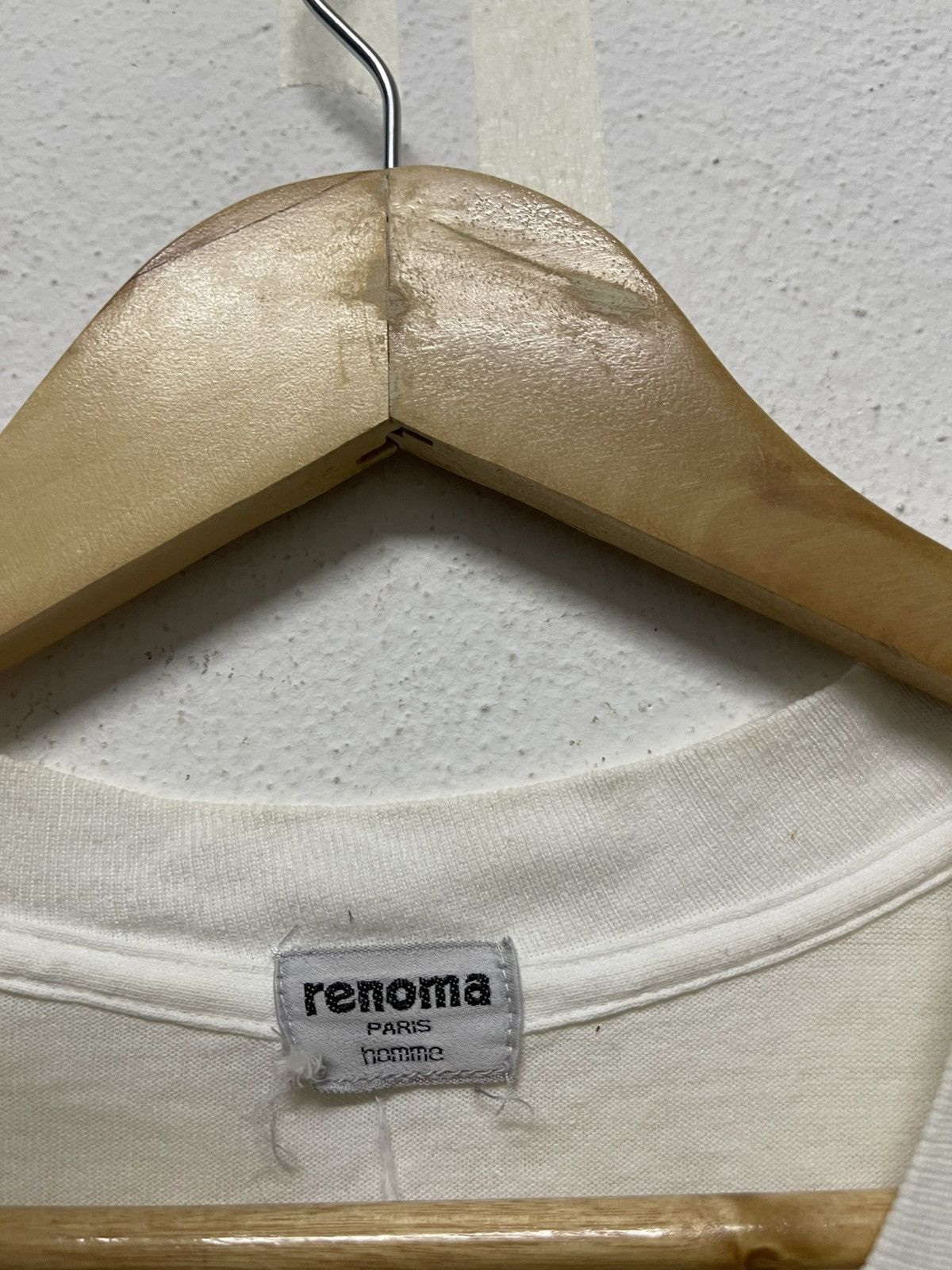 Japanese Brand × Renoma × Vintage 🐐90s RENOMA PARIS TSHIRT RARE GRAPHIC SINGLE STITCH Size US L / EU 52-54 / 3 - 7 Thumbnail
