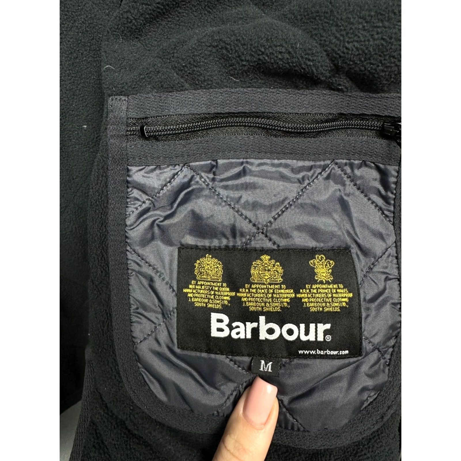 Barbour Barbour Mens Polarquilt Waistcoat/Zip Gilet Quilted Vest M Barbour Polarquilt Vest Mens Quilted Blue Vintage: No Vel Size US M / EU 48-50 / 2 - 4 Thumbnail
