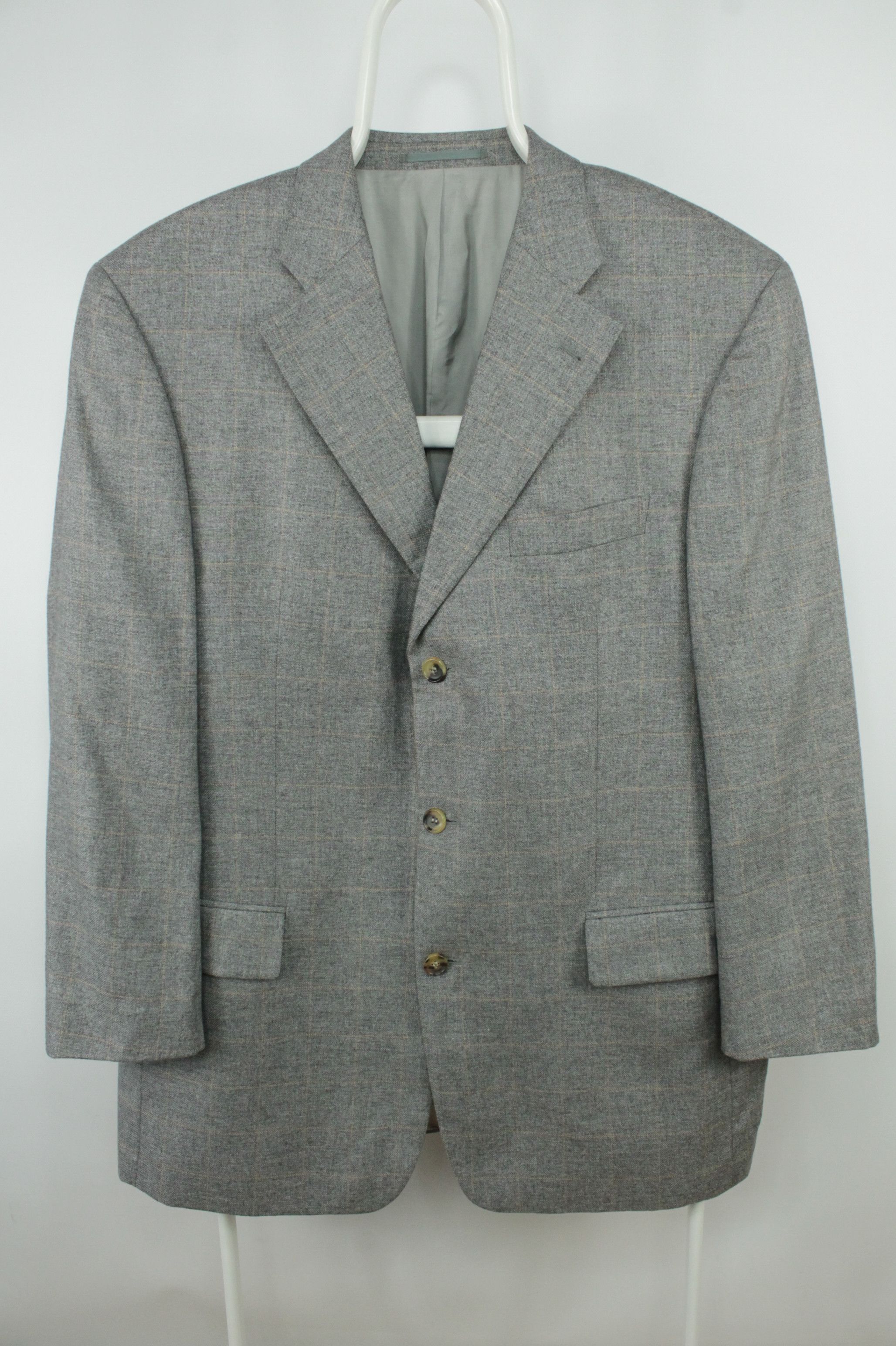 Windsor Smith Windsor Cashmere Silk Sport Coat Check Blazer Jacket Size US L / EU 52-54 / 3 - 1 Thumbnail