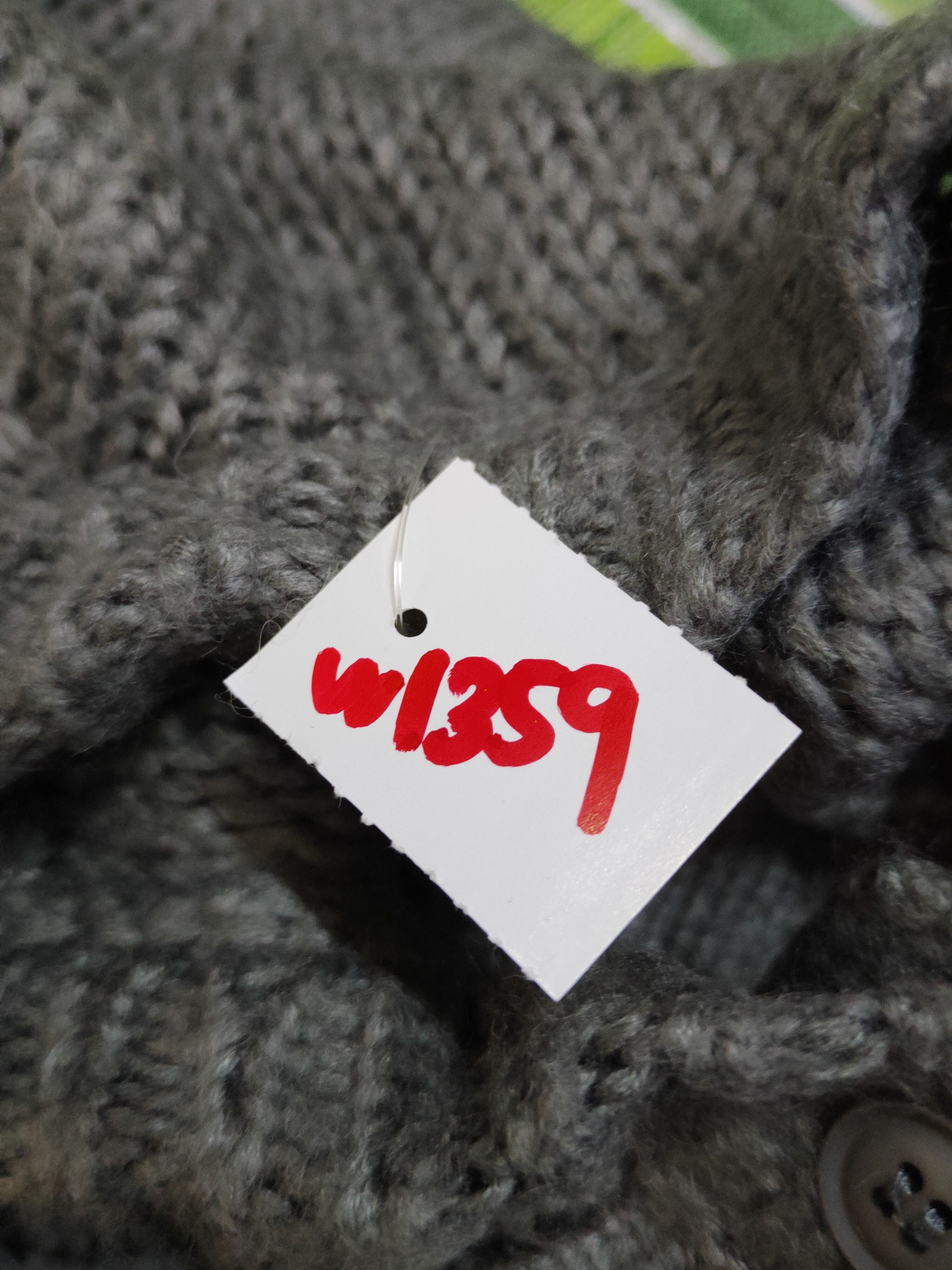 Japanese Brand Melrose Claire Dark Gray knitwear Cardigan #W1359 Size S / US 4 / IT 40 - 12 Thumbnail