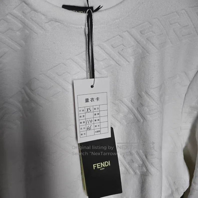 Fendi Fendi Towel Full Logo Sweatshirt Size US XS / EU 42 / 0 - 7 Thumbnail