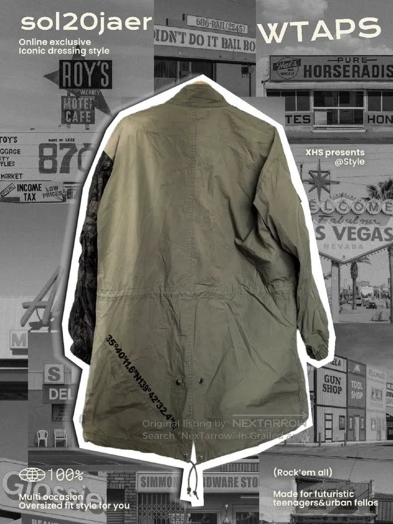 Wtaps Wtaps Classic medium-length fish-tail military-style windb Size US S / EU 44-46 / 1 - 2 Thumbnail