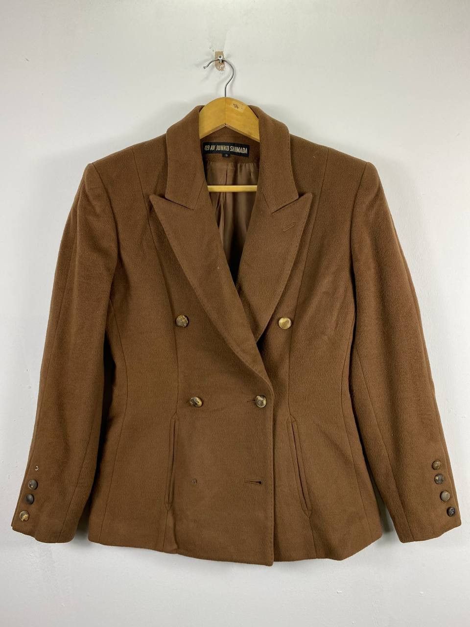 Junko Shimada vintage junko shimada double breast wool jacket nice design Size US S / EU 44-46 / 1 - 1 Thumbnail