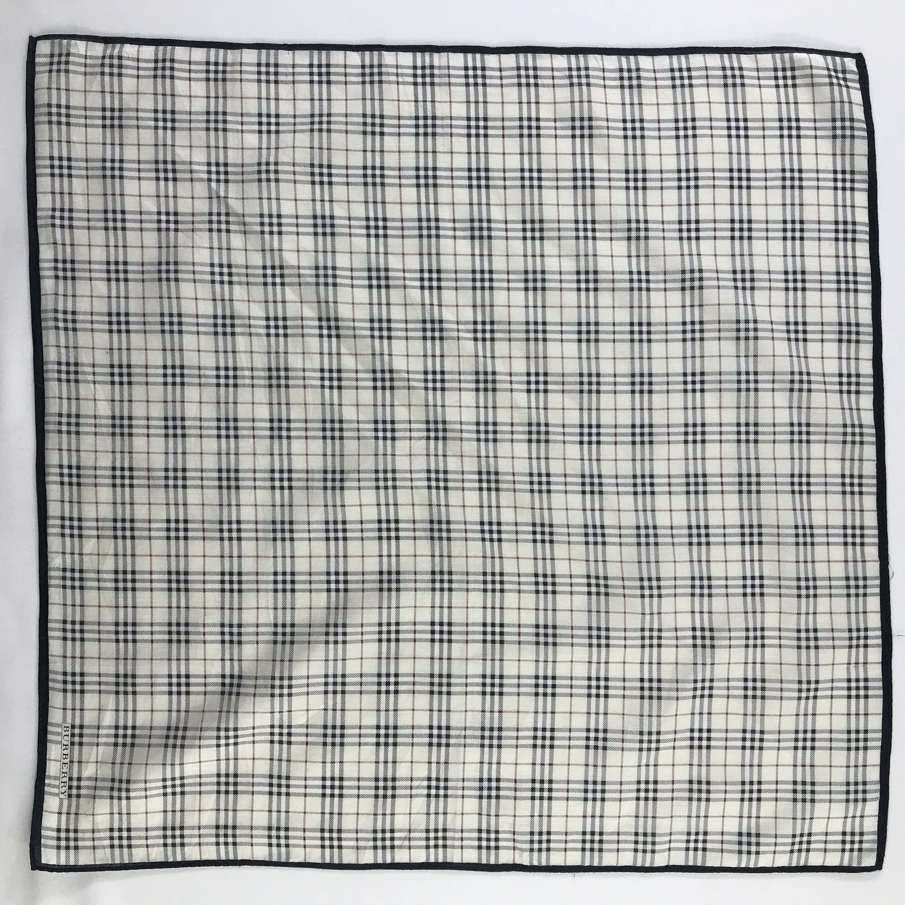 Burberry × Vintage Burberry Bandana / Handkerchief / Neckerchief - S573 Size ONE SIZE - 1 Thumbnail