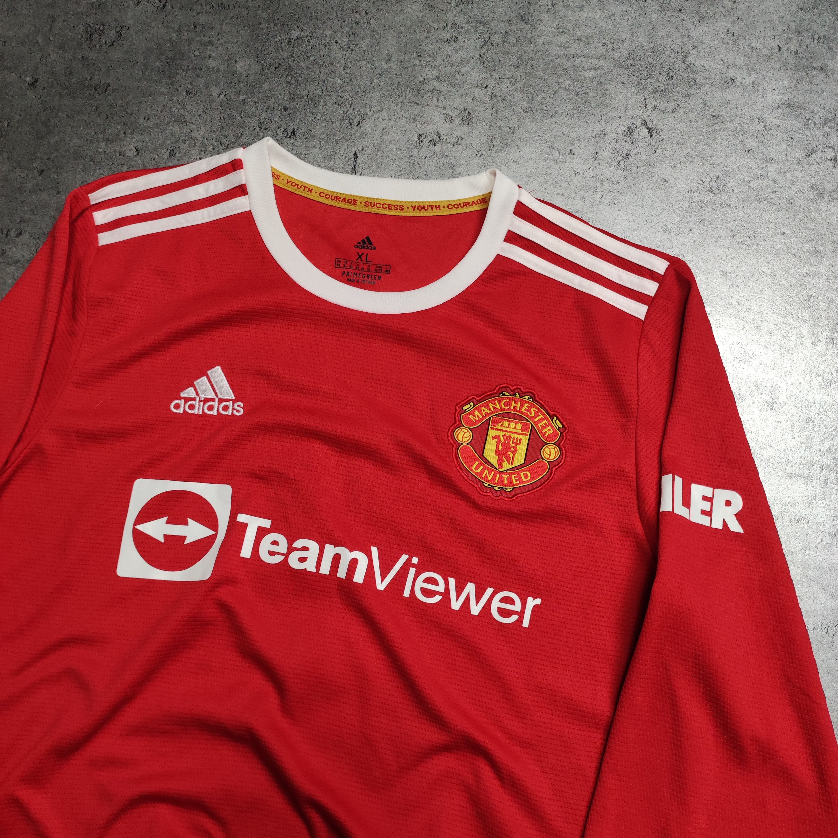 Adidas RARE #7 Cristiano Ronaldo Manchester United Adidas Jersey Size US XL / EU 56 / 4 - 5 Thumbnail
