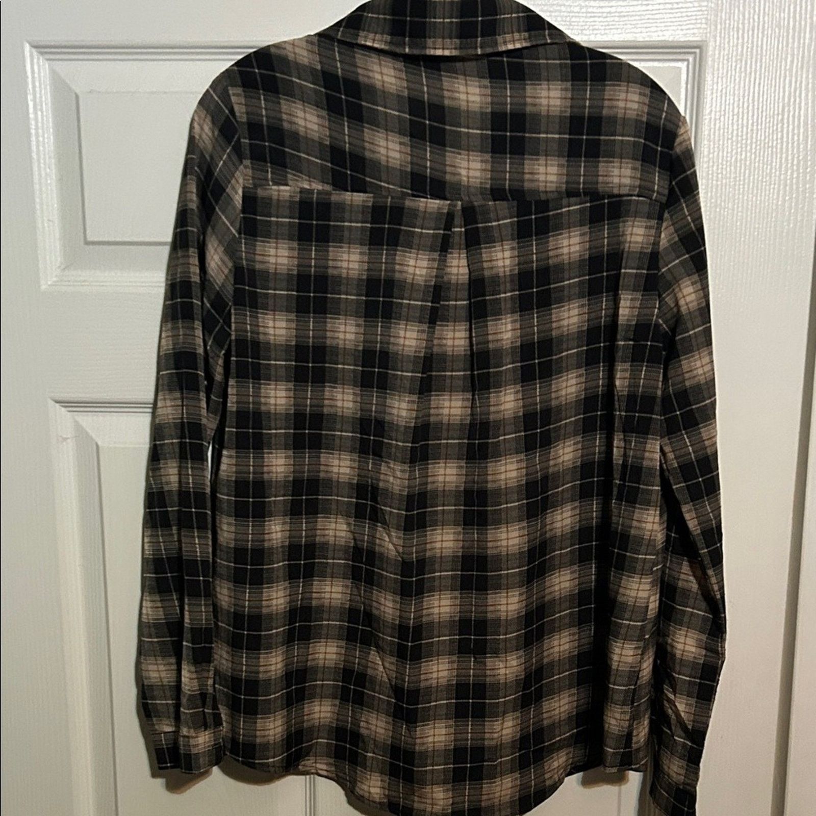Boohoo Boohoo Black and Cream Plaid Shirt Size US XL / EU 56 / 4 - 3 Thumbnail