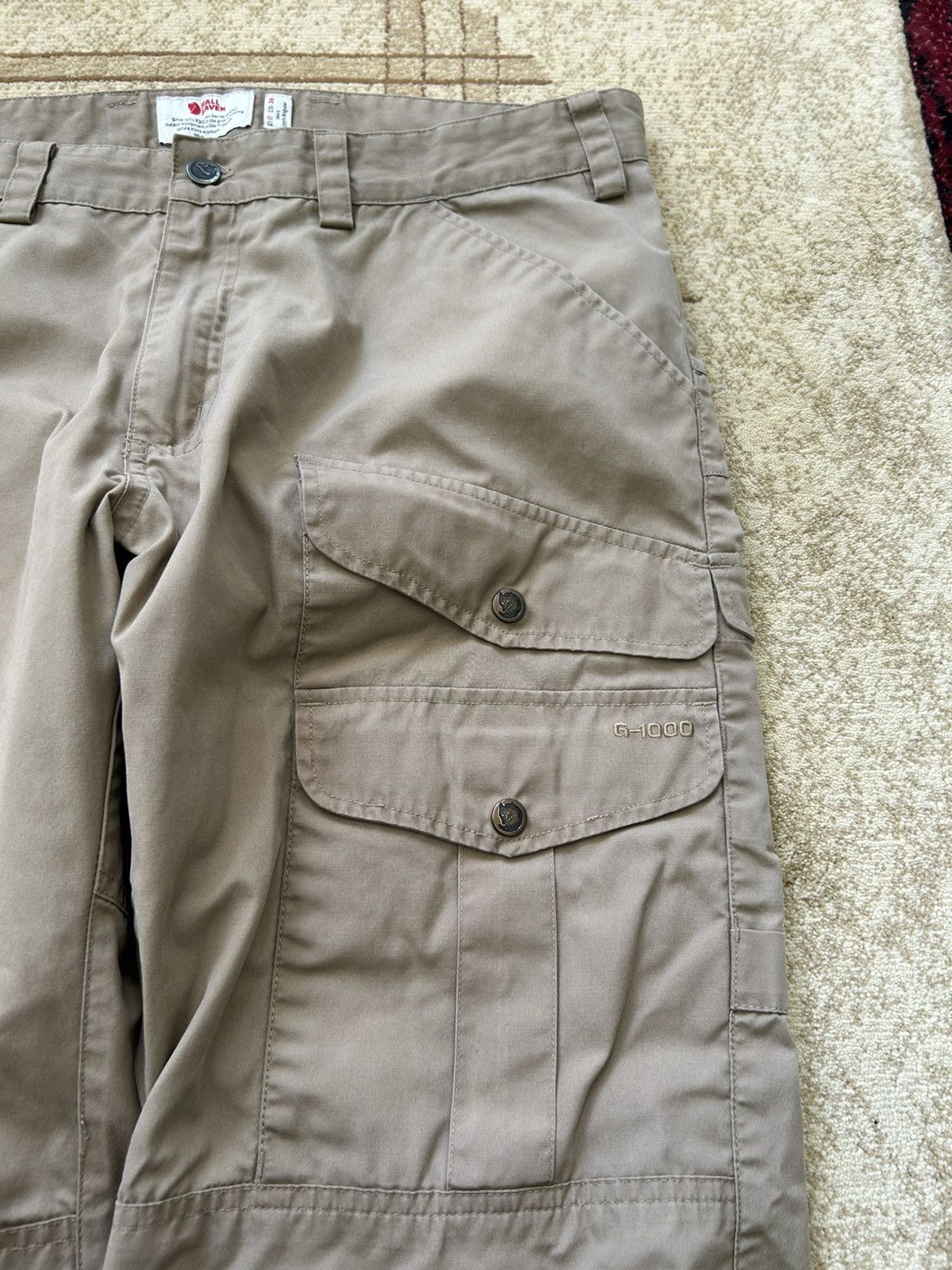 Fjallraven Fjallraven Tan Vidda Pro Trousers Size US 36 / EU 52 - 5 Thumbnail