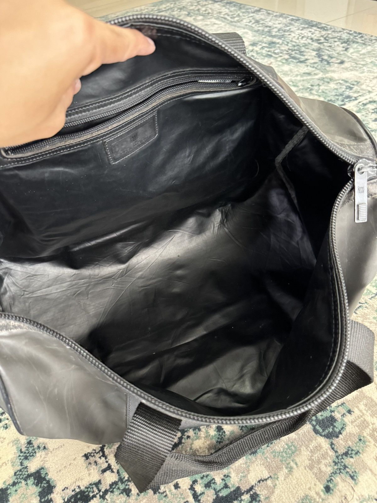 Issey Miyake × Vintage VTG ISSEY MIYAKE CANVAS & LEATHER TRAVEL BAG Size ONE SIZE - 10 Thumbnail