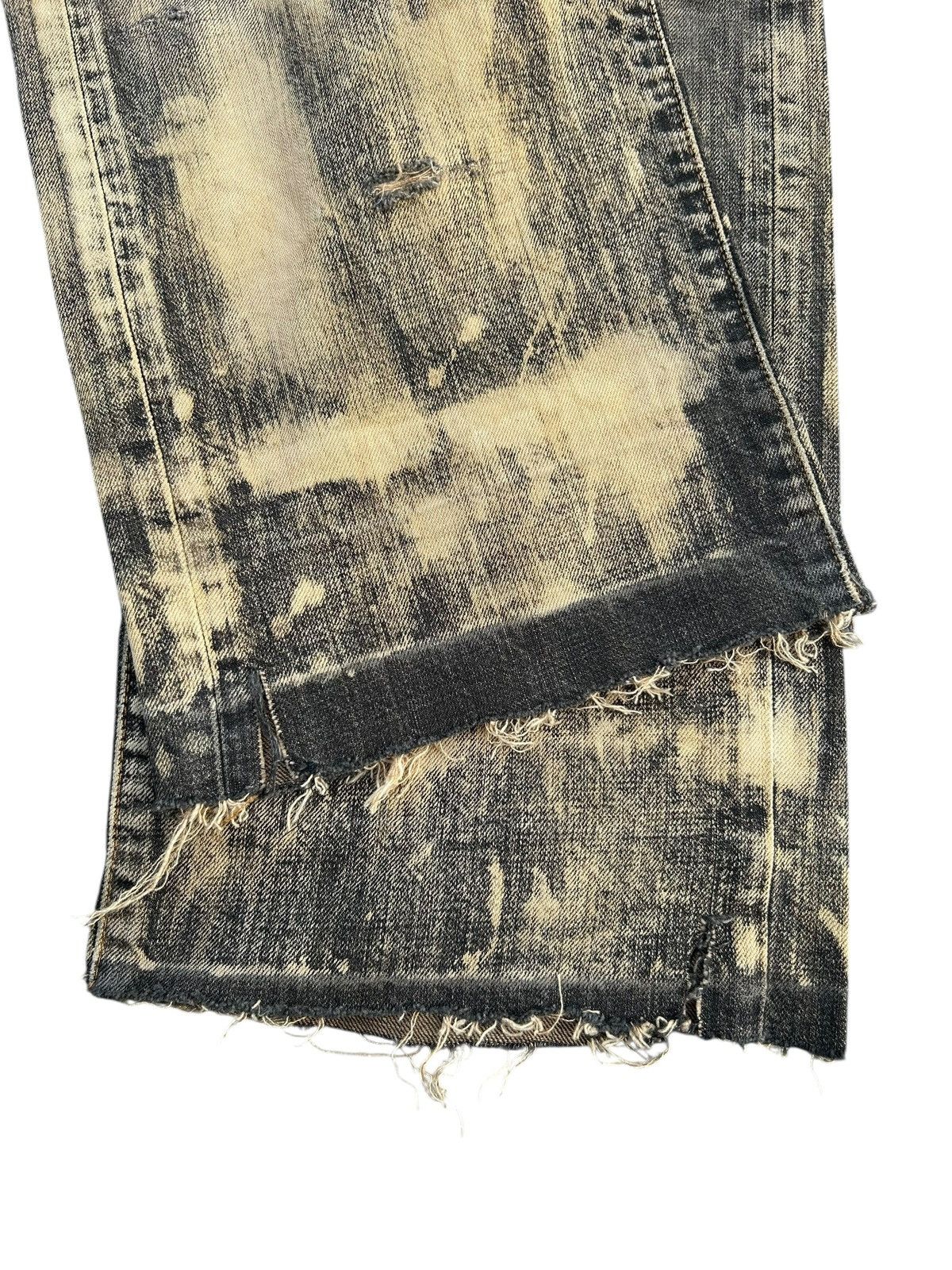 Kapital Thrashed Vintage Wrangler Rusty Denim Jeans Size US 32 / EU 48 - 6 Thumbnail
