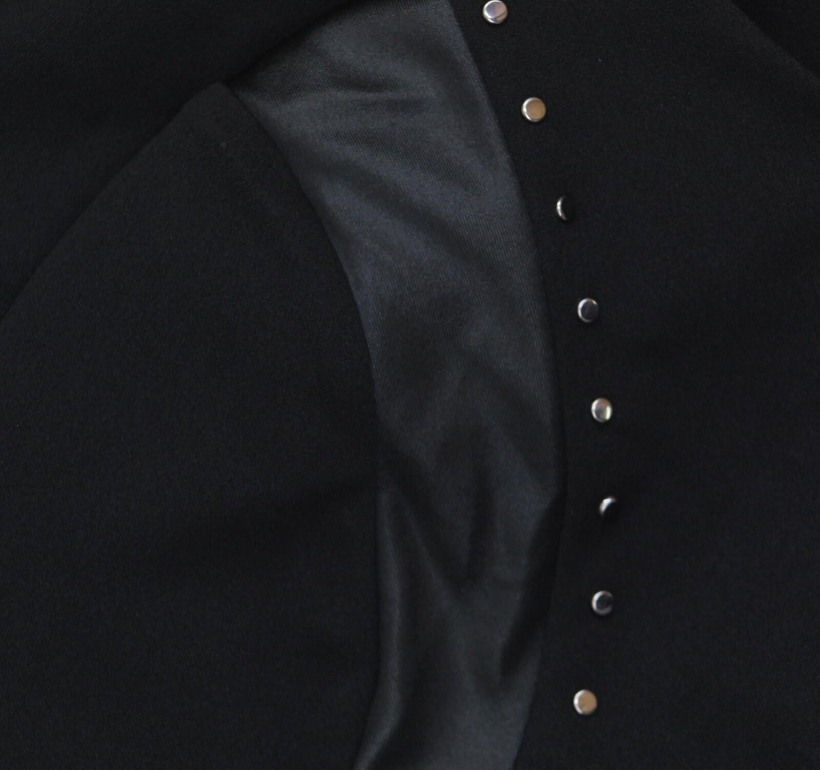 DKNY Nwt Dkny Sleeve Leather Detail Flare Sheath Dress Black 14 Size XL / US 12-14 / IT 48-50 - 6 Thumbnail