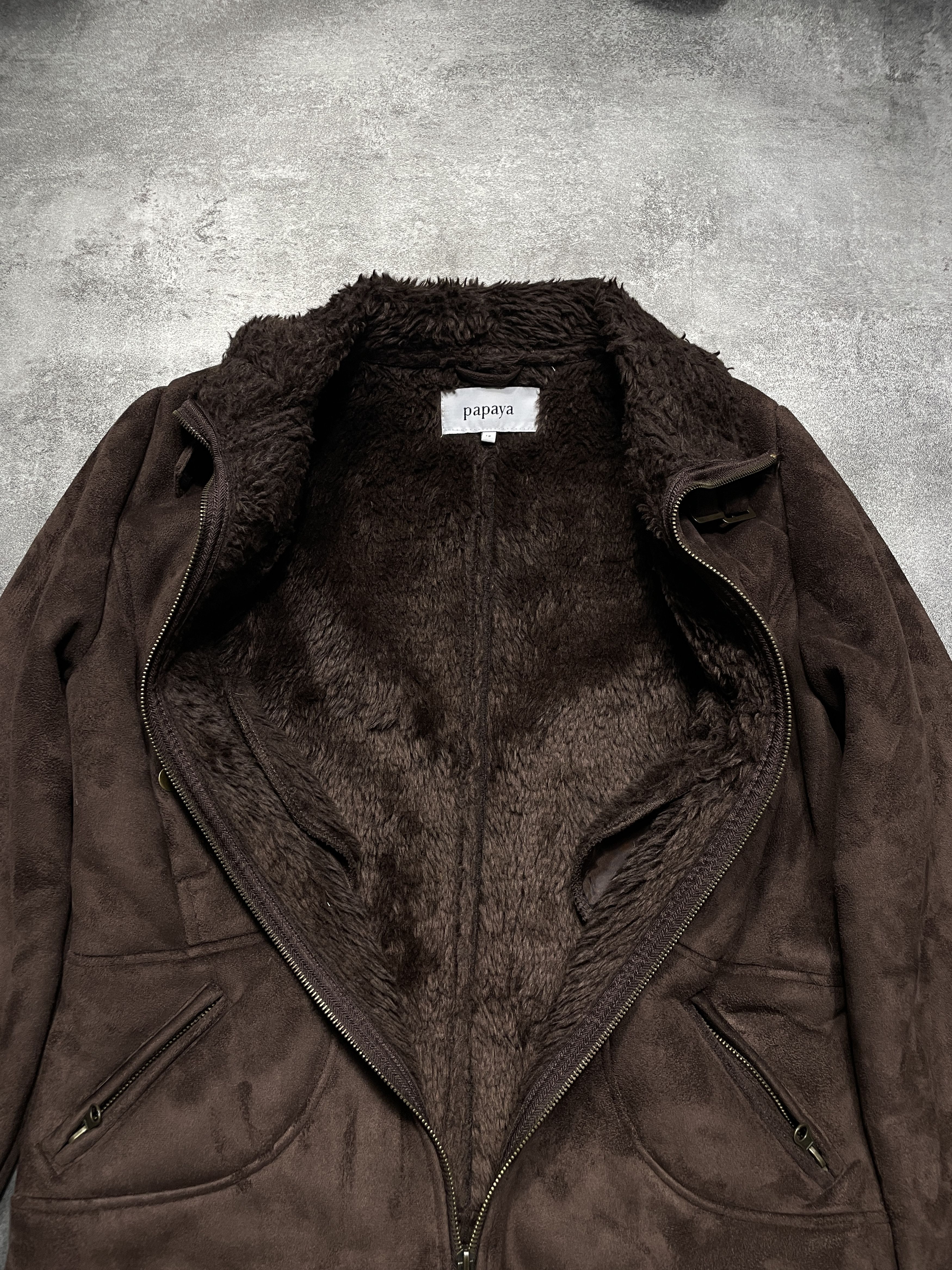 Vintage 🔥Offers🔥Vintage Y2K Avant Garde Premium Jacket Fur Cozy Size M / US 6-8 / IT 42-44 - 4 Thumbnail