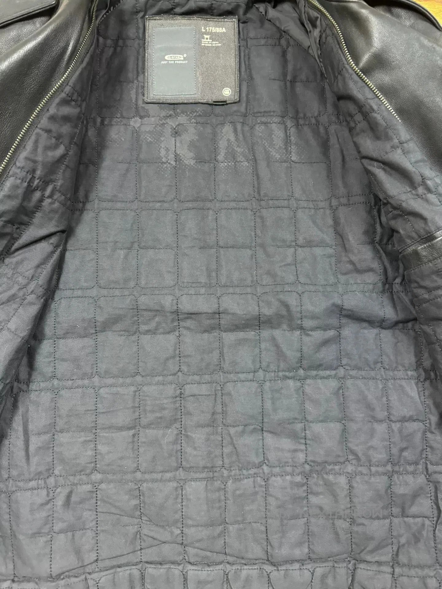 G-Star GSTAR RAW Men's Leather Flight Jacket. Size US L / EU 52-54 / 3 - 3 Thumbnail