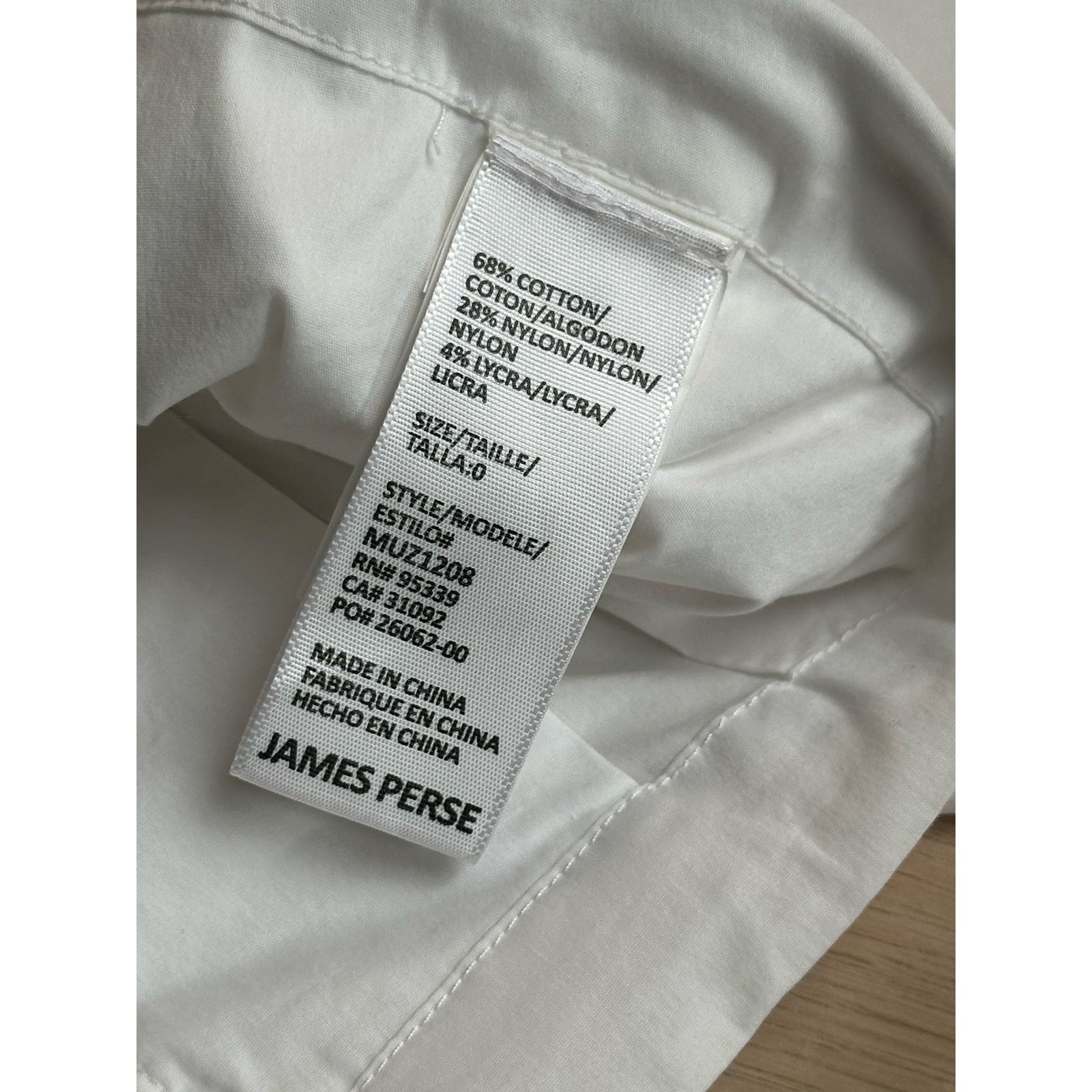 James Perse James Perse White Light Pants - Size 0 (Small) - Mint Size 25" / US 0 / IT 36 - 7 Thumbnail