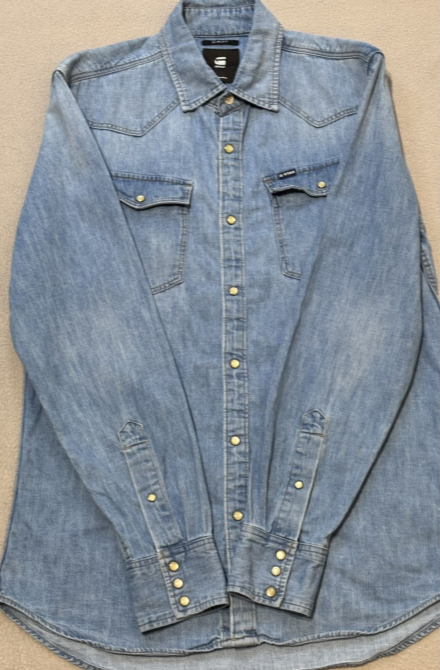 G-Star G-Star Raw 3301 Slim Shirt Size M Size US M / EU 48-50 / 2 - 6 Thumbnail