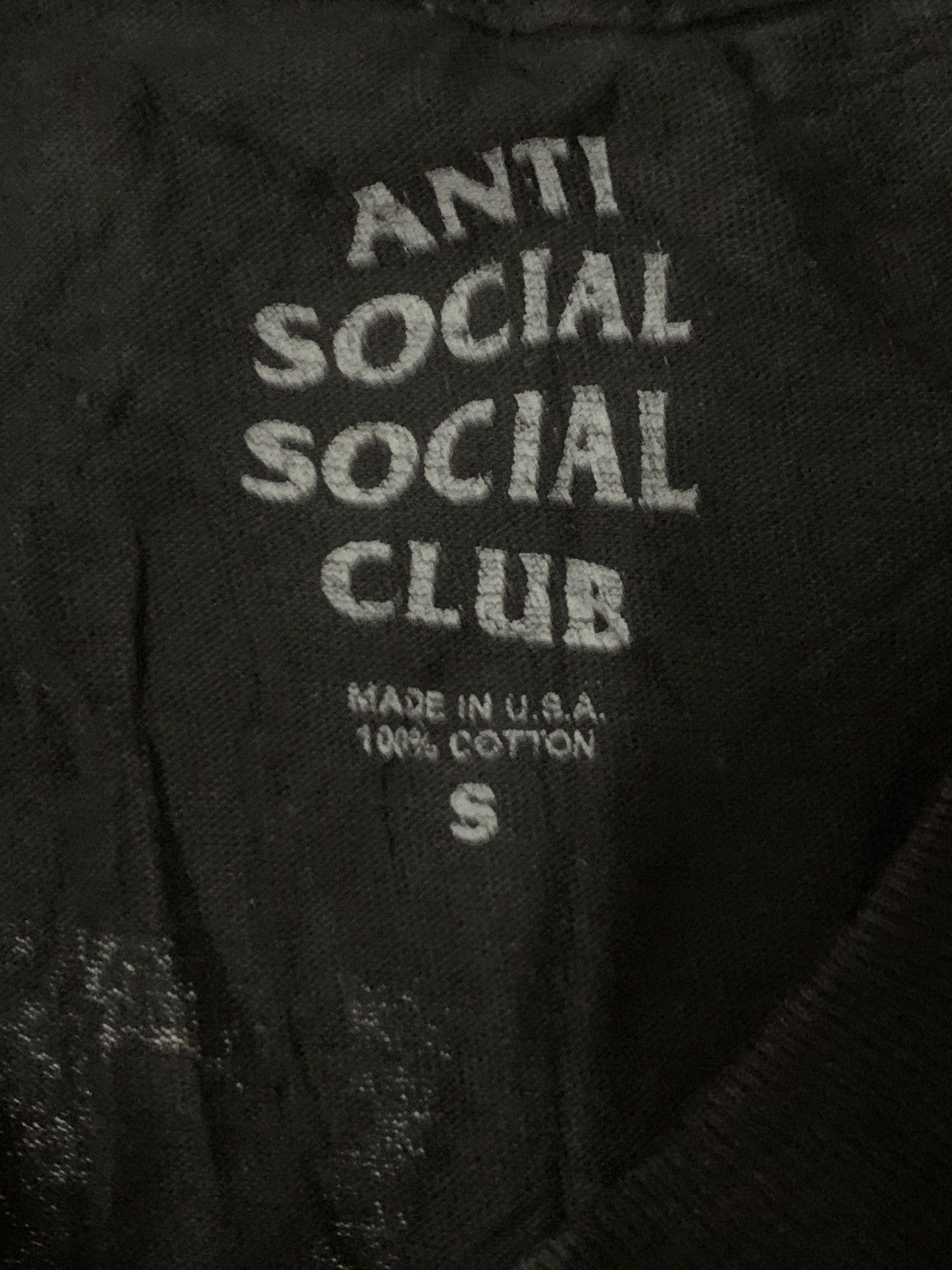 Anti Social Social Club Anti Social Social Club Spellout Tee Size US S / EU 44-46 / 1 - 4 Thumbnail