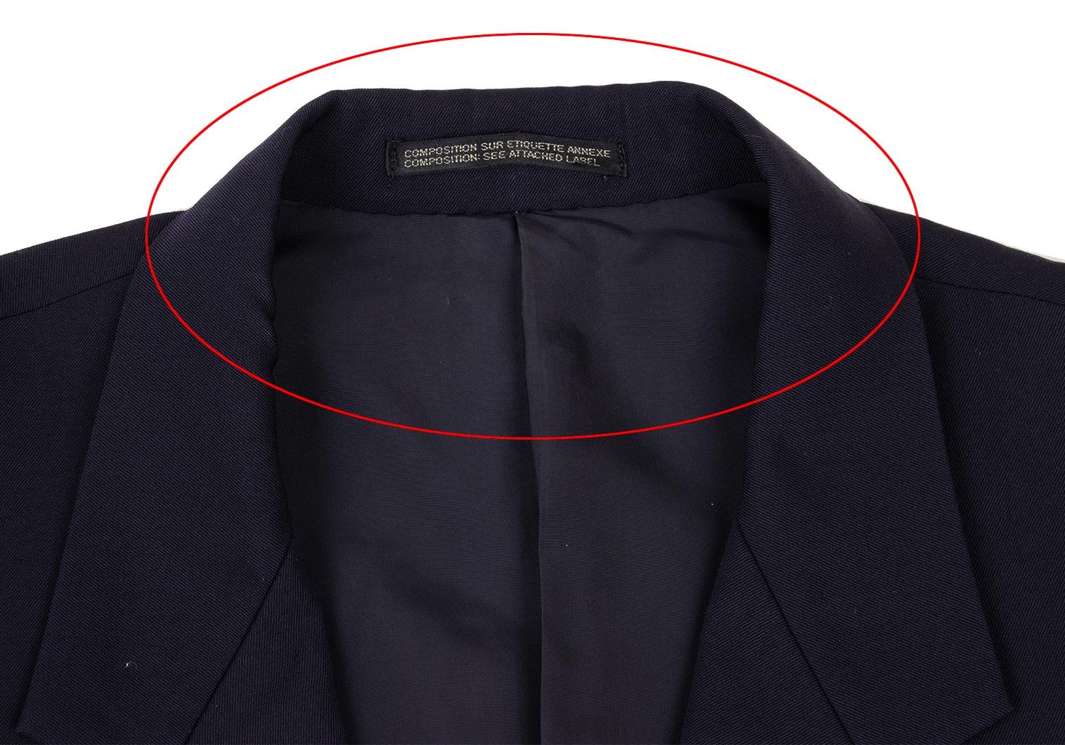 Yohji Yamamoto Yohji Yamamoto Wool Gabardine Jacket Navy M Size US M / EU 48-50 / 2 - 5 Thumbnail