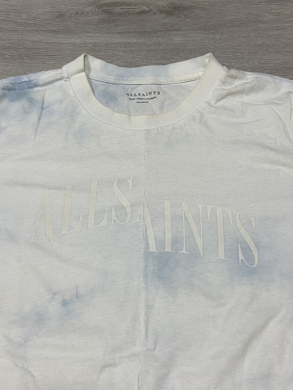 Allsaints Allsaints split logo tie dye t-shirt Size US S / EU 44-46 / 1 - 2 Thumbnail