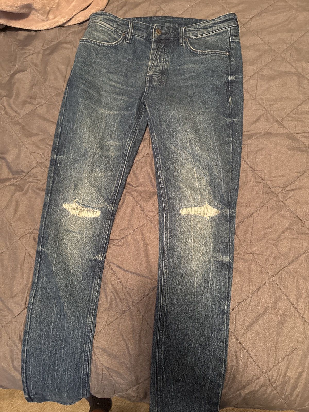 Van winkle hilite thrashed denim