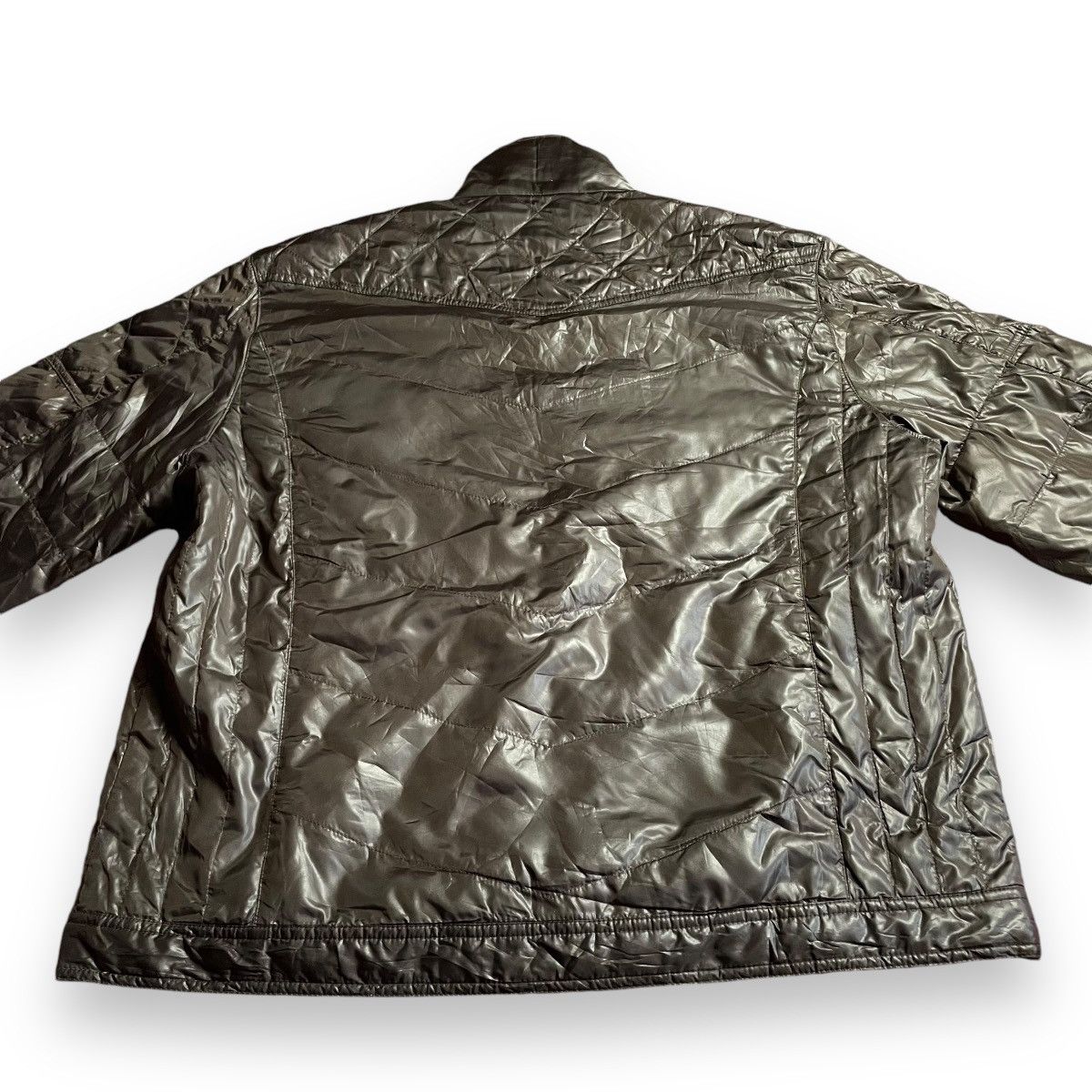 Kansai Yamamoto 🇯🇵 VINTAGE KANSAI JEANS FULL ZIP LIGHT PUFFER JACKET Size US XL / EU 56 / 4 - 9 Thumbnail