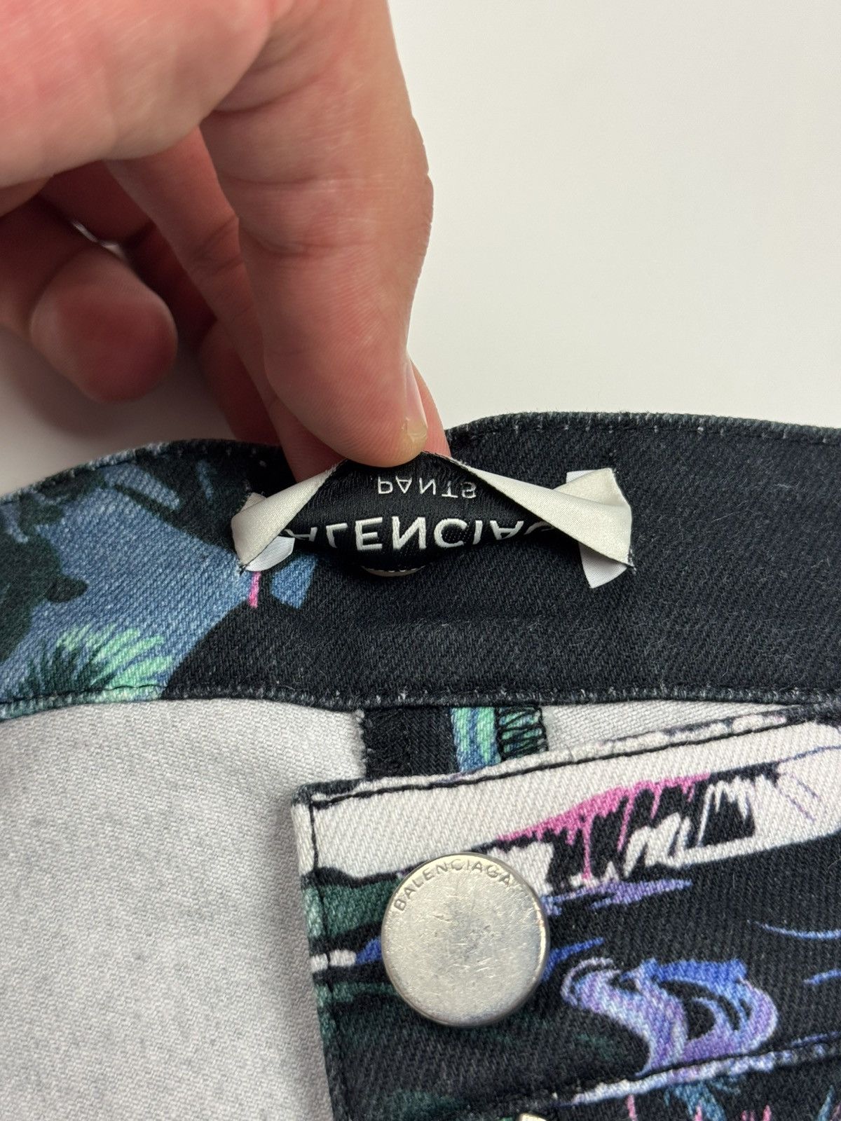 Balenciaga Balenciaga Forest Graphic Skinny Pants Size 26" / US 2 / IT 38 - 11 Thumbnail