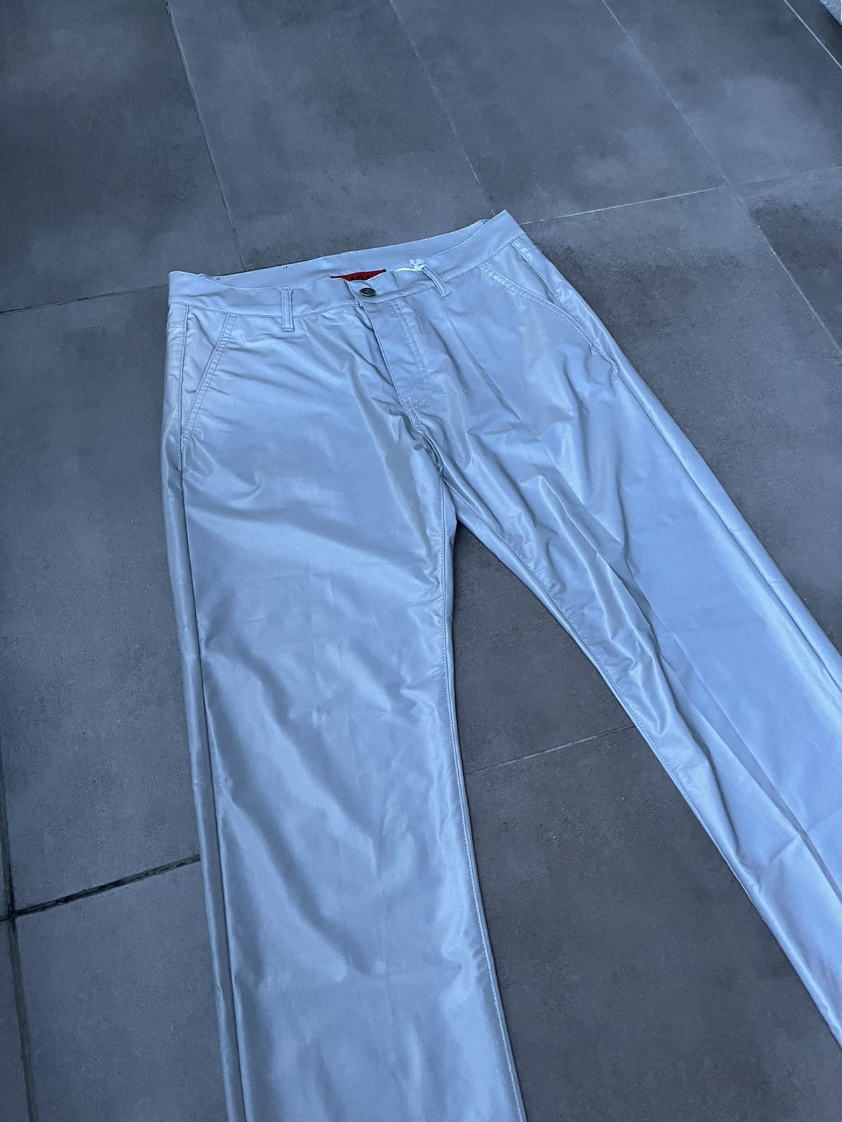 424 !DS! SS23 424 On Fairfax Reflective Grey Metallic Trousers Size US 32 / EU 48 - 12 Thumbnail
