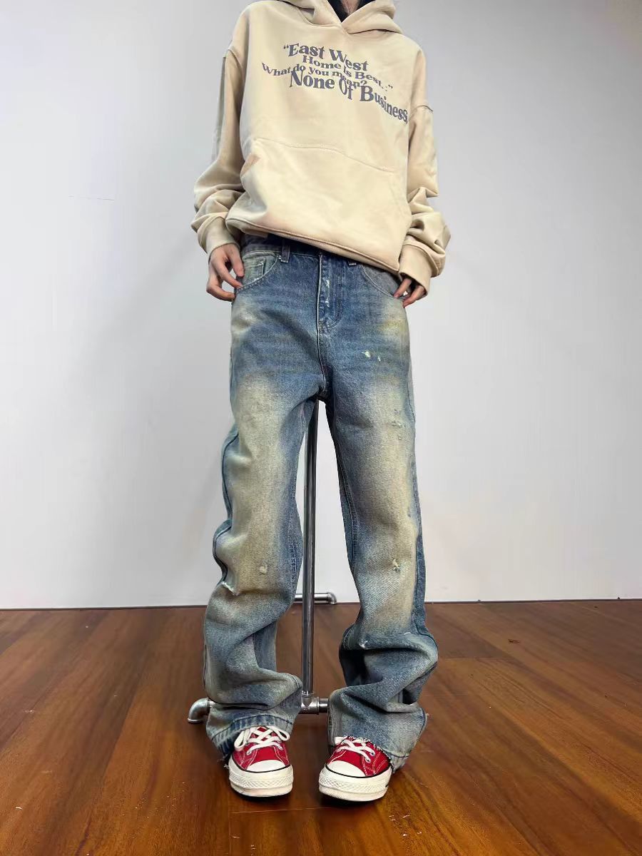 Japanese Brand × Vintage Vintage street Y2K washed and faded ripped jeans Size US 28 / EU 44 - 3 Thumbnail