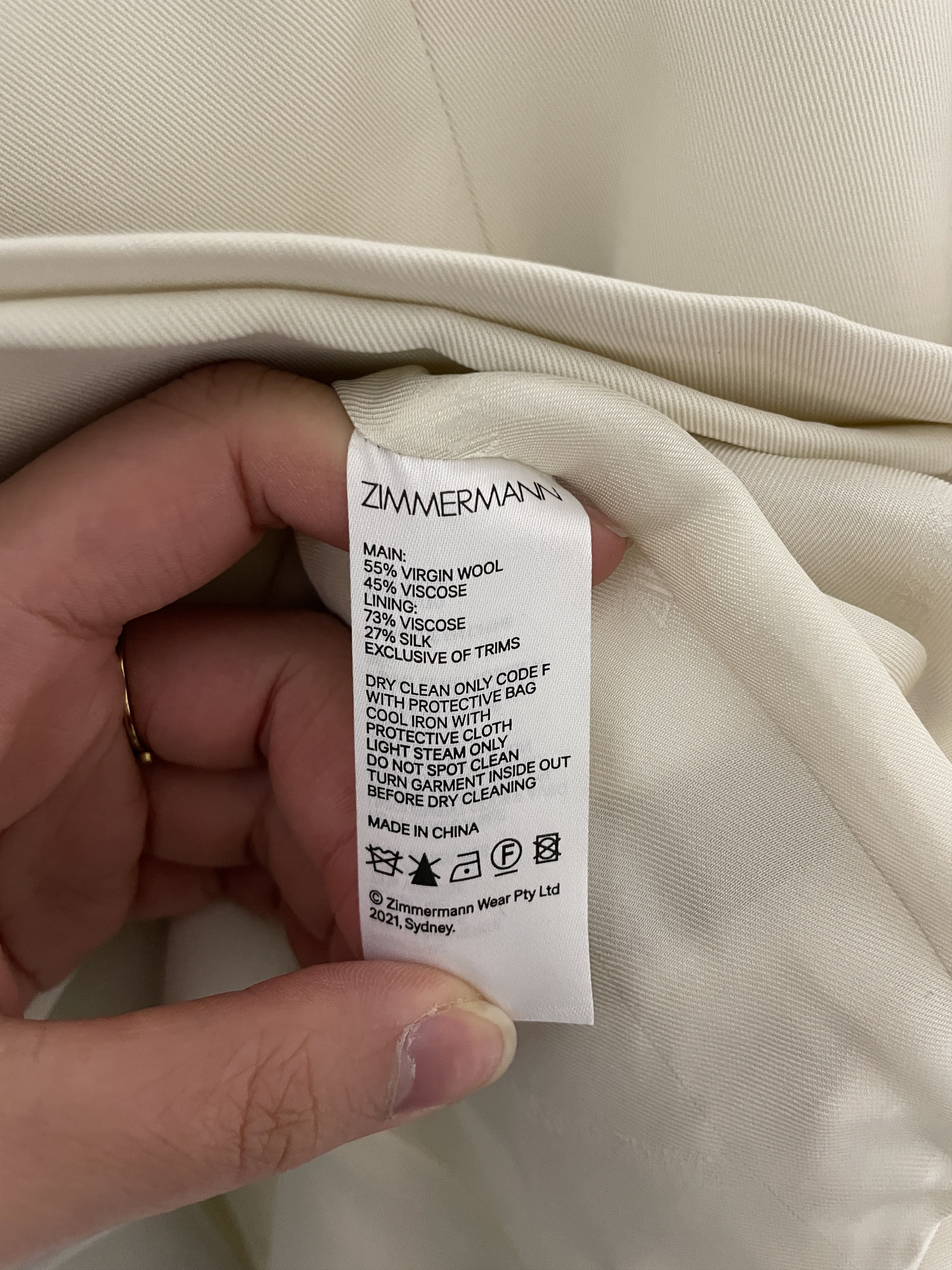 Zimmermann Botanica Man Style Blazer Size XS / US 0-2 / IT 36-38 - 6 Thumbnail