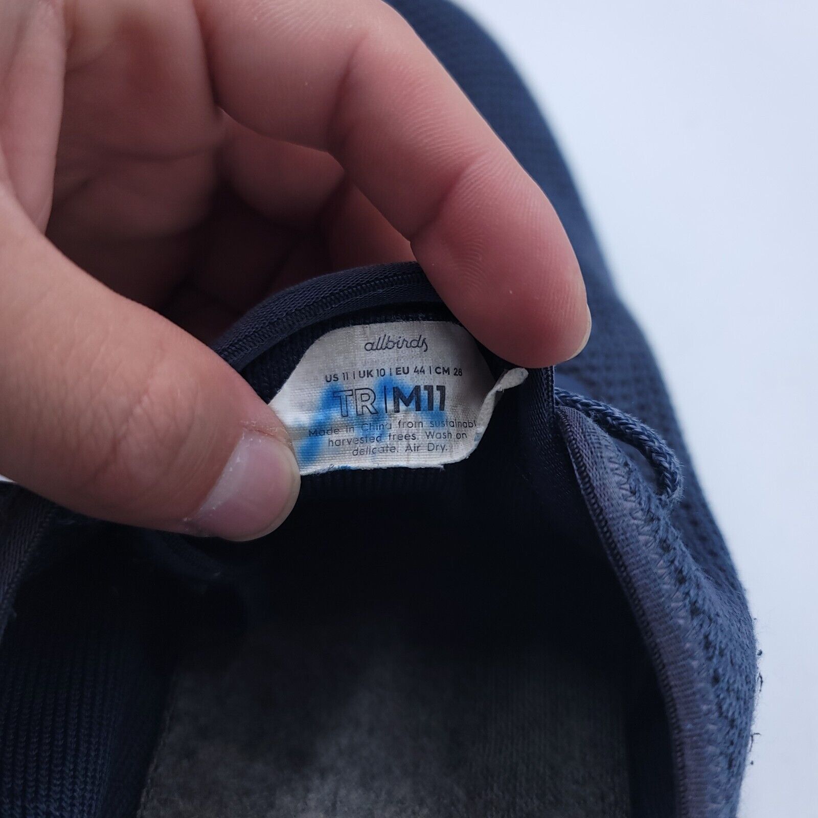 Allbirds Allbirds Tree Runner Up Athletic Shoe Men Size 11 Blue White Size US 11 / EU 44 - 7 Thumbnail