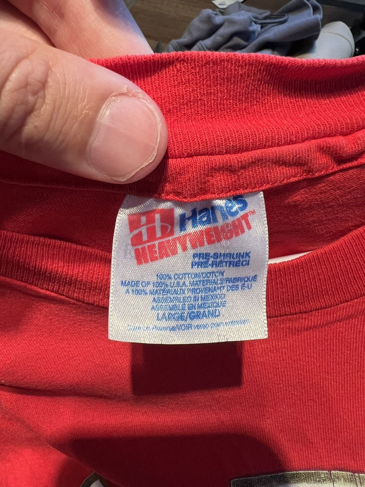 Hanes Vtg 90s Men’s 49ers NFL T Shirt Single Stitch USA Large Size US L / EU 52-54 / 3 - 8 Thumbnail