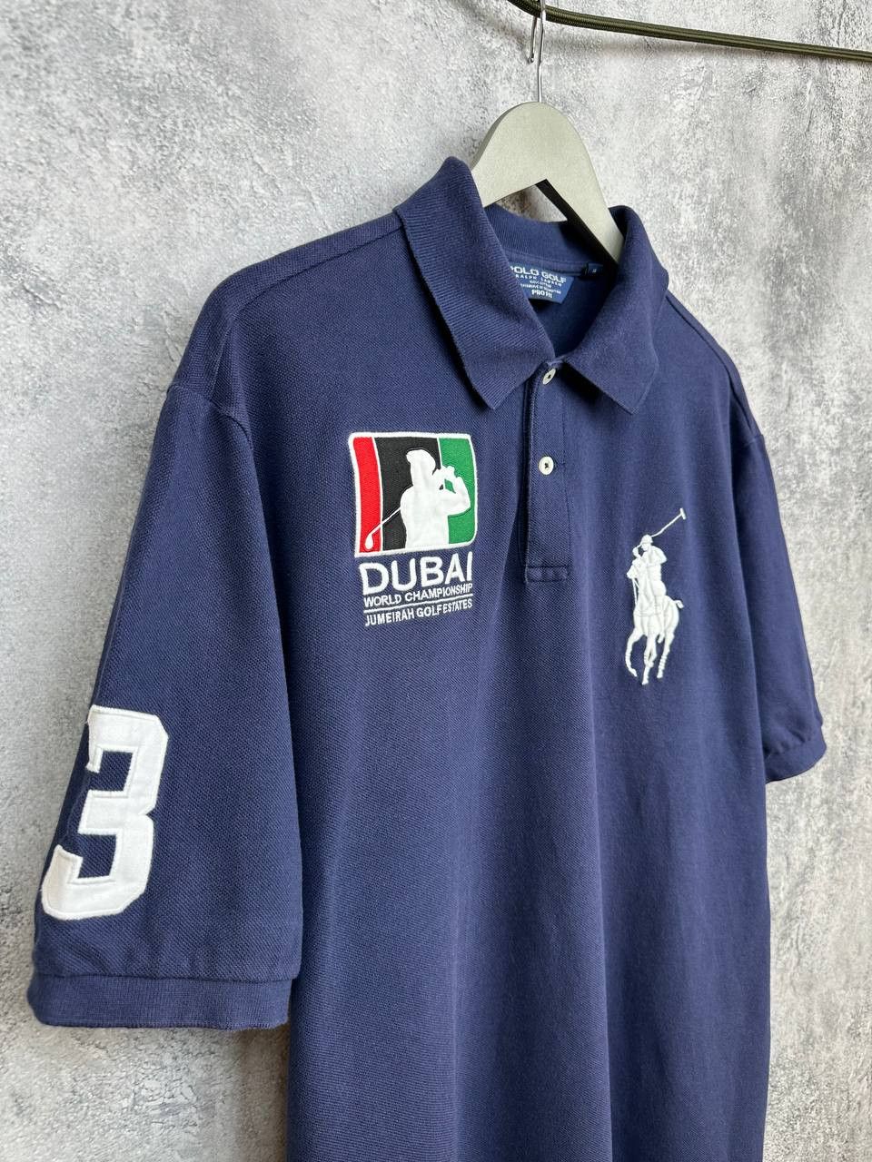 Polo Ralph Lauren Polo Ralph Lauren "Dubai" Golf Polo Shirt Navy Vintage Size US XL / EU 56 / 4 - 3 Thumbnail