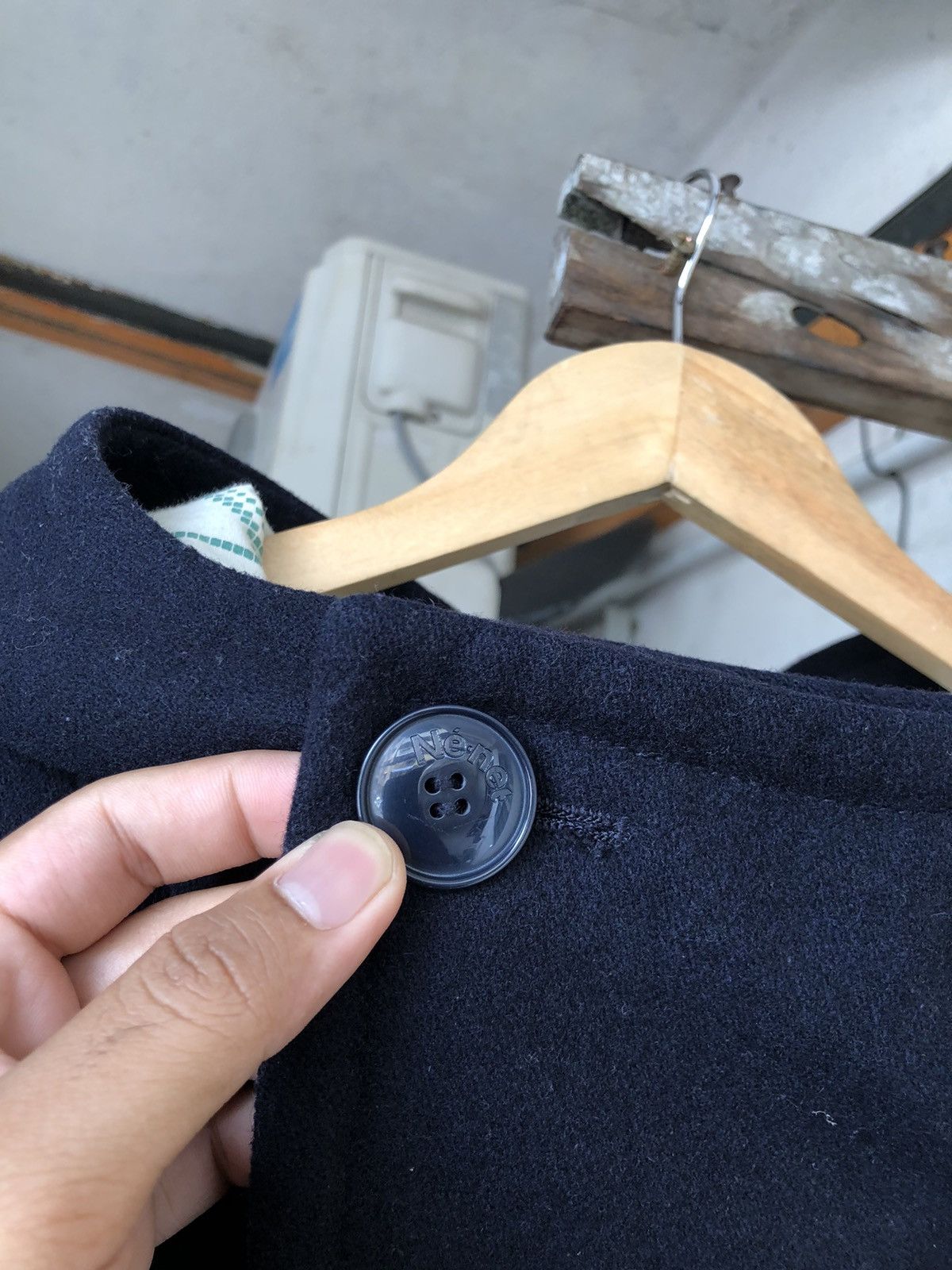 Issey Miyake Ne-net by Issey Miyake Wool Duffle Coat Hoodie Size US M / EU 48-50 / 2 - 7 Thumbnail