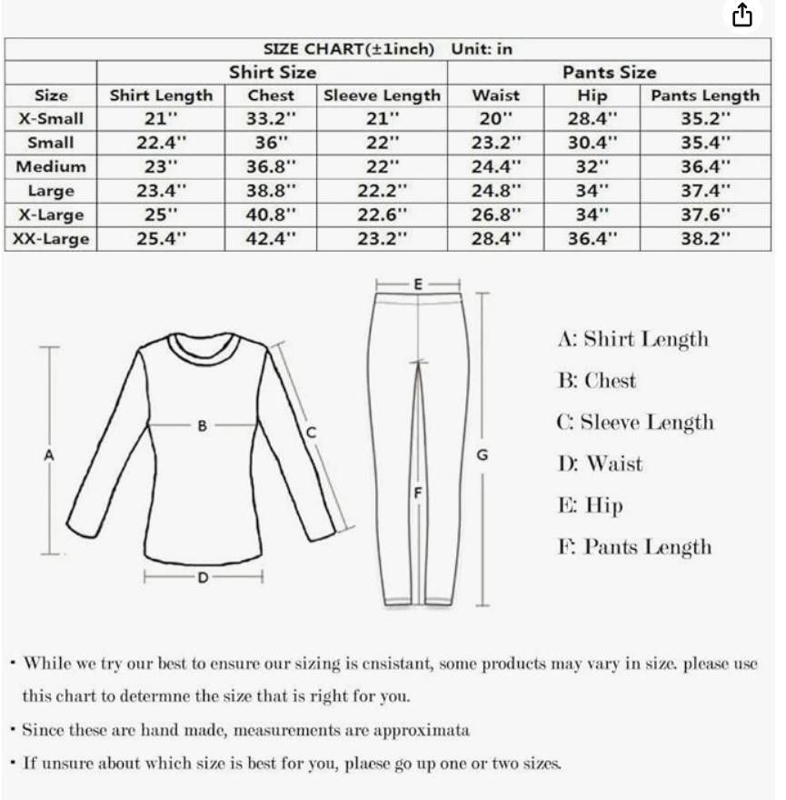 NBDN Nobrandedon Thermal Women Ultra-Soft Long Johns Set Base Layer XL Size ONE SIZE - 6 Thumbnail