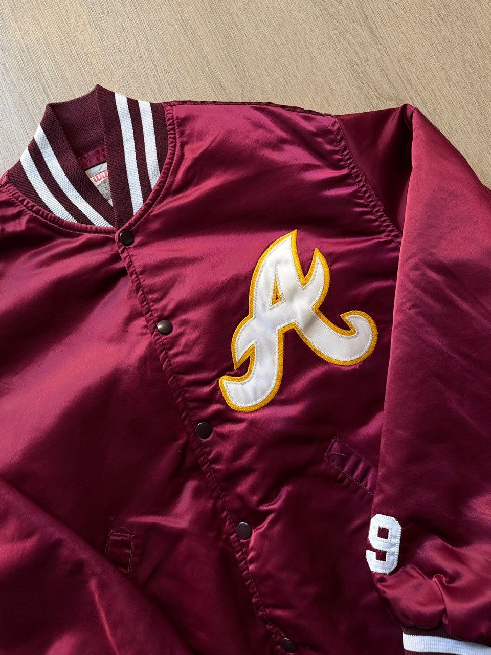 Vintage Vintage 80's/90's Wilson Athletics Bomber Jacket Size XL/XXL Size US XXL / EU 58 / 5 - 2 Thumbnail