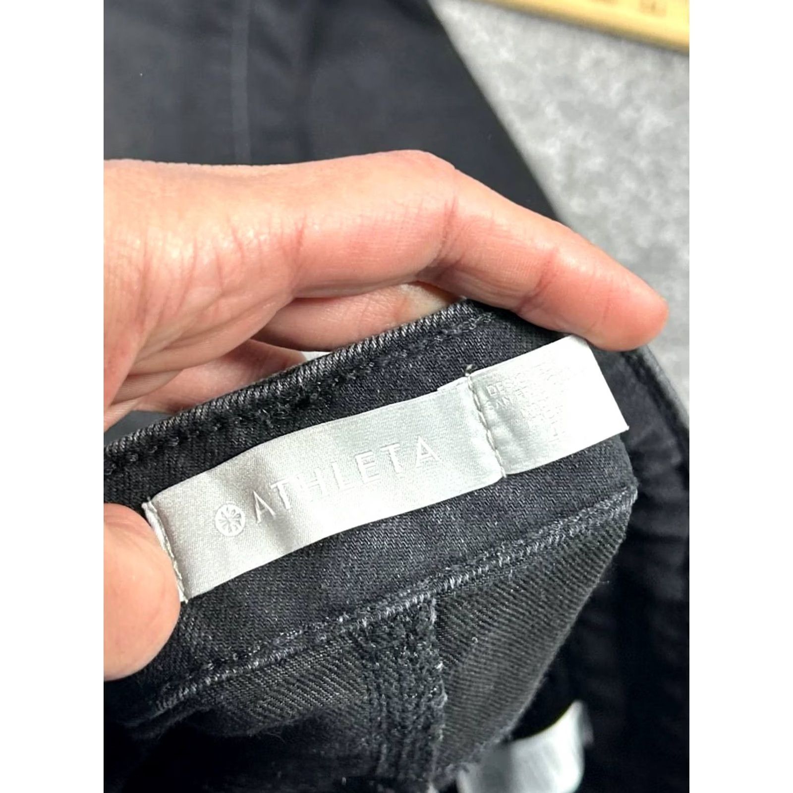 Athleta Athleta Sculptek Jeans Womens 4 Black Denim High Rise Skinny Leg 32x29 Jeans Women Black 4 Athleta Sculptek Skinny High Rise Denim Jeans Size 27" / US 4 / IT 40 - 6 Thumbnail