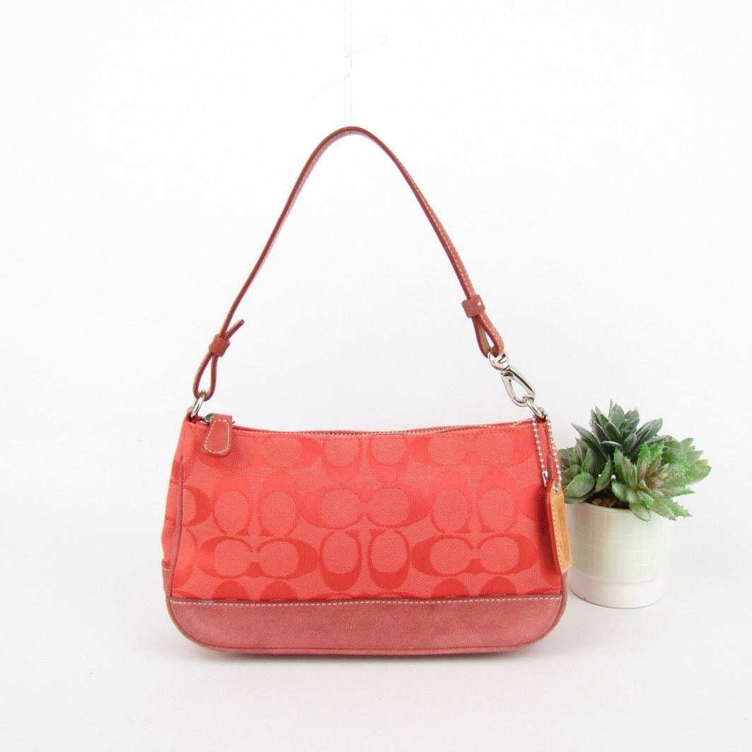 Coach Coach Y2K Vintage Signature Red Demi Bag Size ONE SIZE - 5 Thumbnail