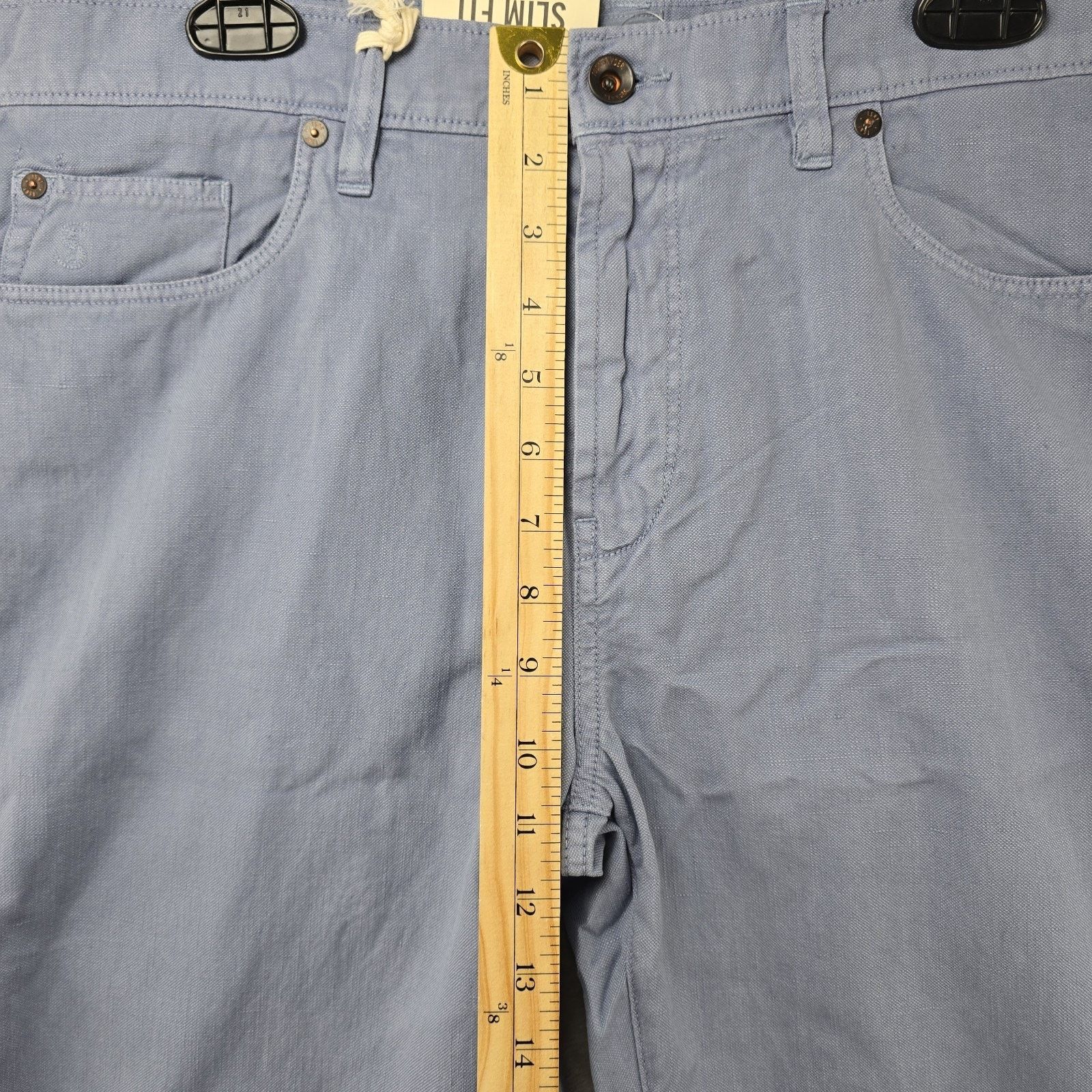 Todd Snyder Todd Snyder Slim Fit Stetch 5 Pocket Linen Pants 34x32 Size US 34 / EU 50 - 17 Thumbnail
