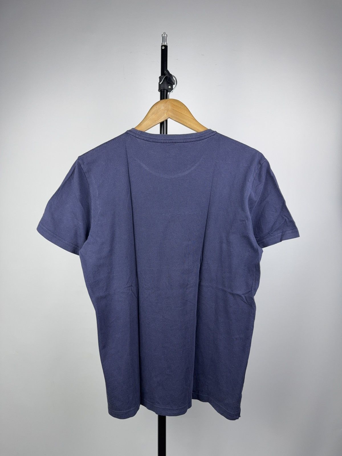 Polo Ralph Lauren 90s Polo Ralph Lauren Flag Logo Tee Navy USA Graphic Vintage Size US M / EU 48-50 / 2 - 9 Thumbnail