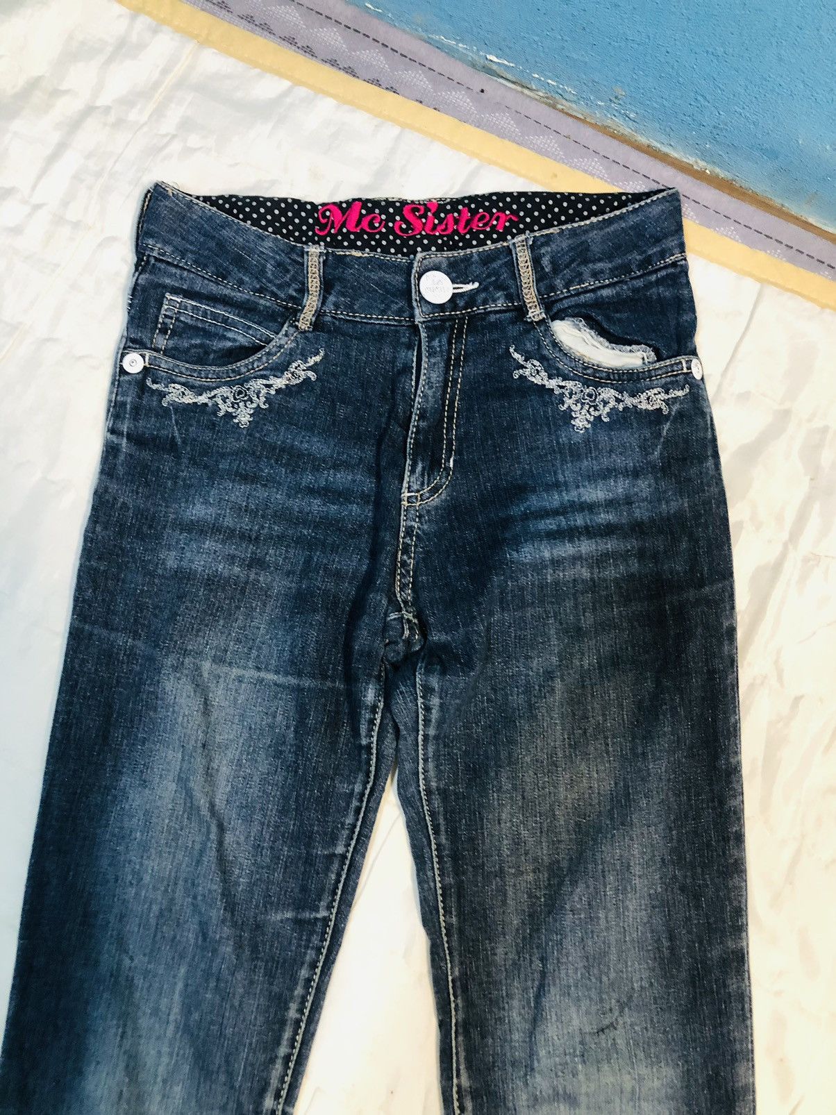 Japanese Brand Mischief Distressed Jeans (2) Size 25" / US 0 / IT 36 - 3 Thumbnail