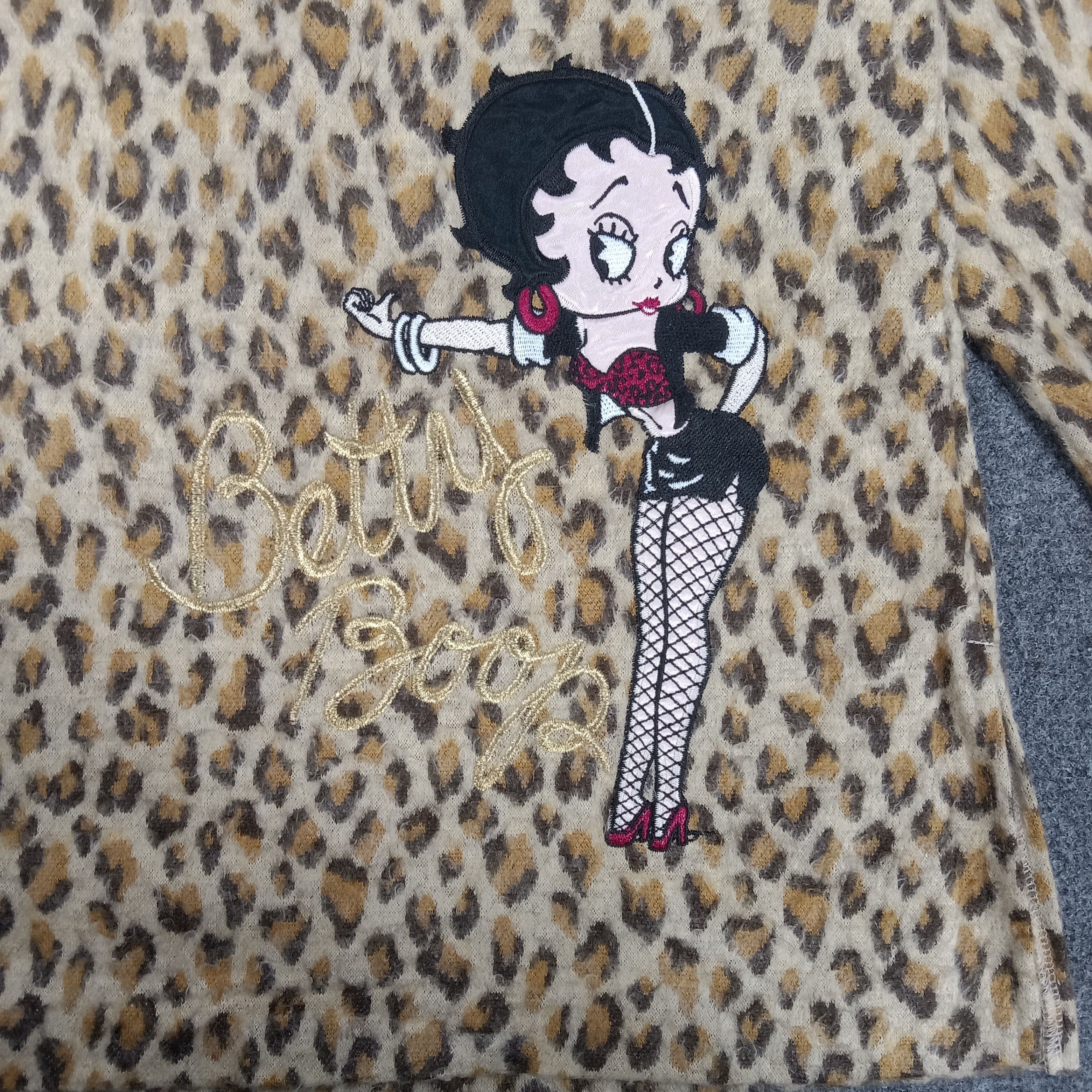 Cartoon Network × Vintage Betty Boop American Cartoon Long Sleeve Tshirt Size XS / US 0-2 / IT 36-38 - 2 Thumbnail