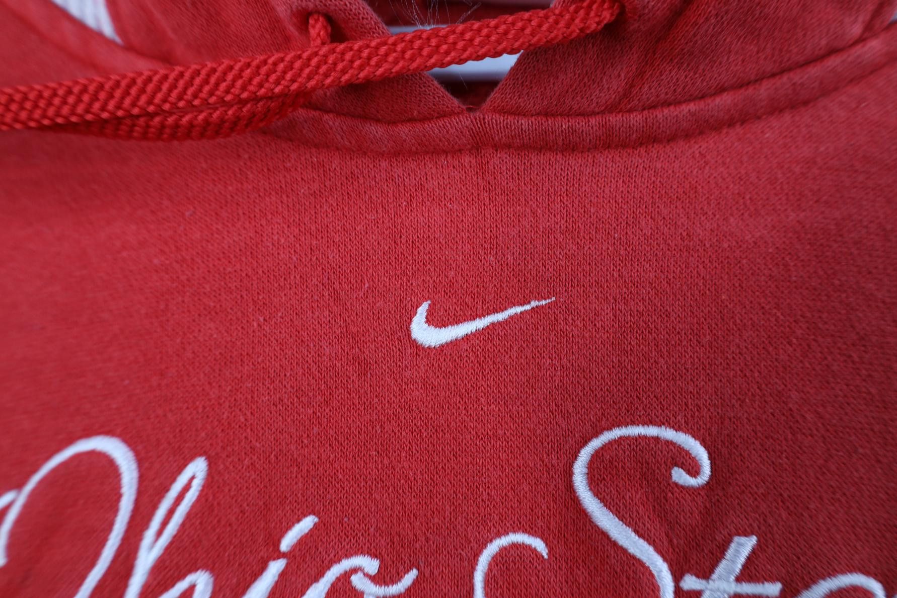 Nike Vintage Y2K Nike Center Swoosh Ohio State University Hoodie Size XL / US 12-14 / IT 48-50 - 5 Thumbnail