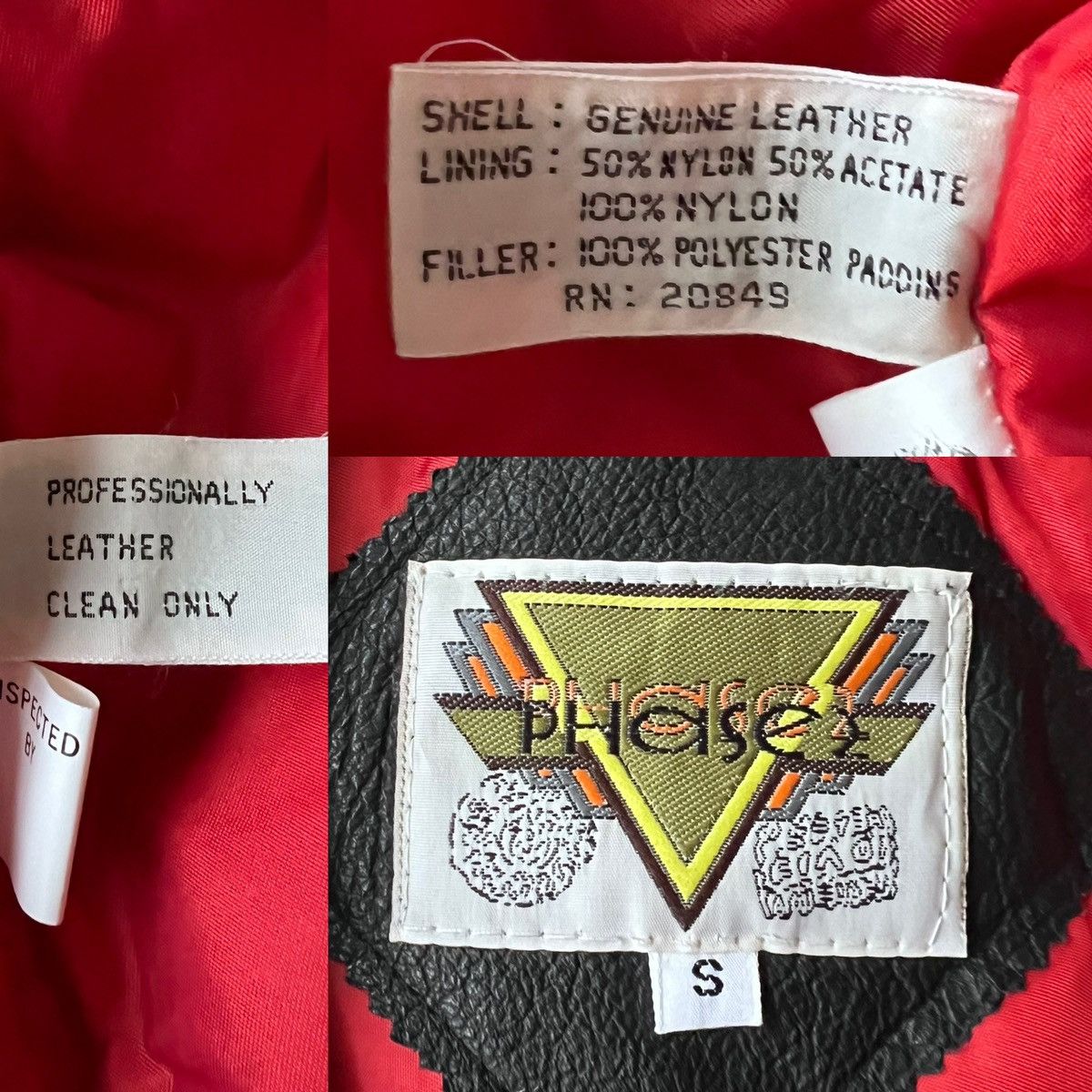 Michael Hoban Vintage Vintage 1990 Phase 2 Leather 8 Ball Jacket S DEADSTOCK Grailed