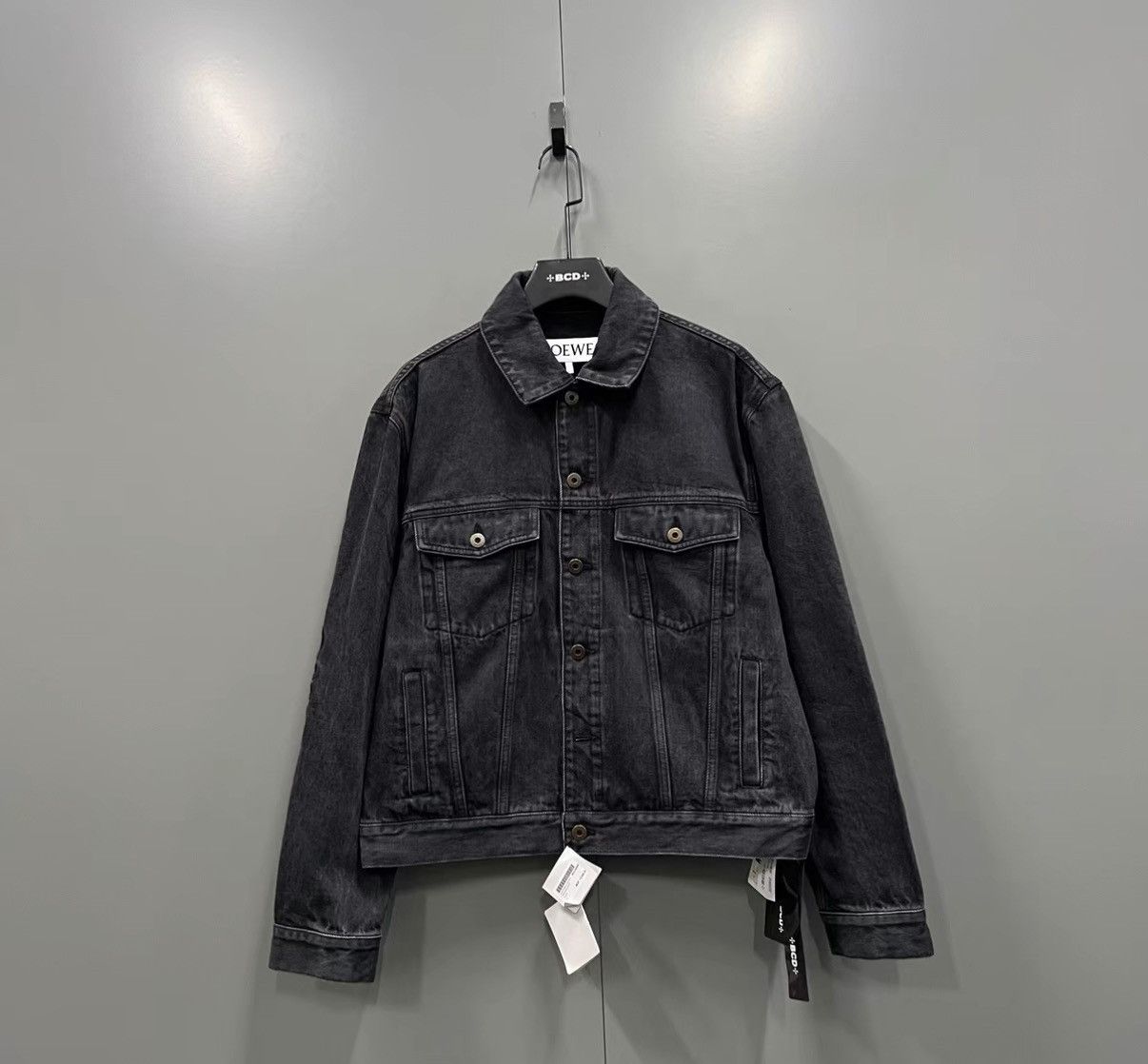 Loewe LOEWE 2025 Runway Collection Washed Lapel Denim Jacket J41 Size US M / EU 48-50 / 2 - 1 Thumbnail