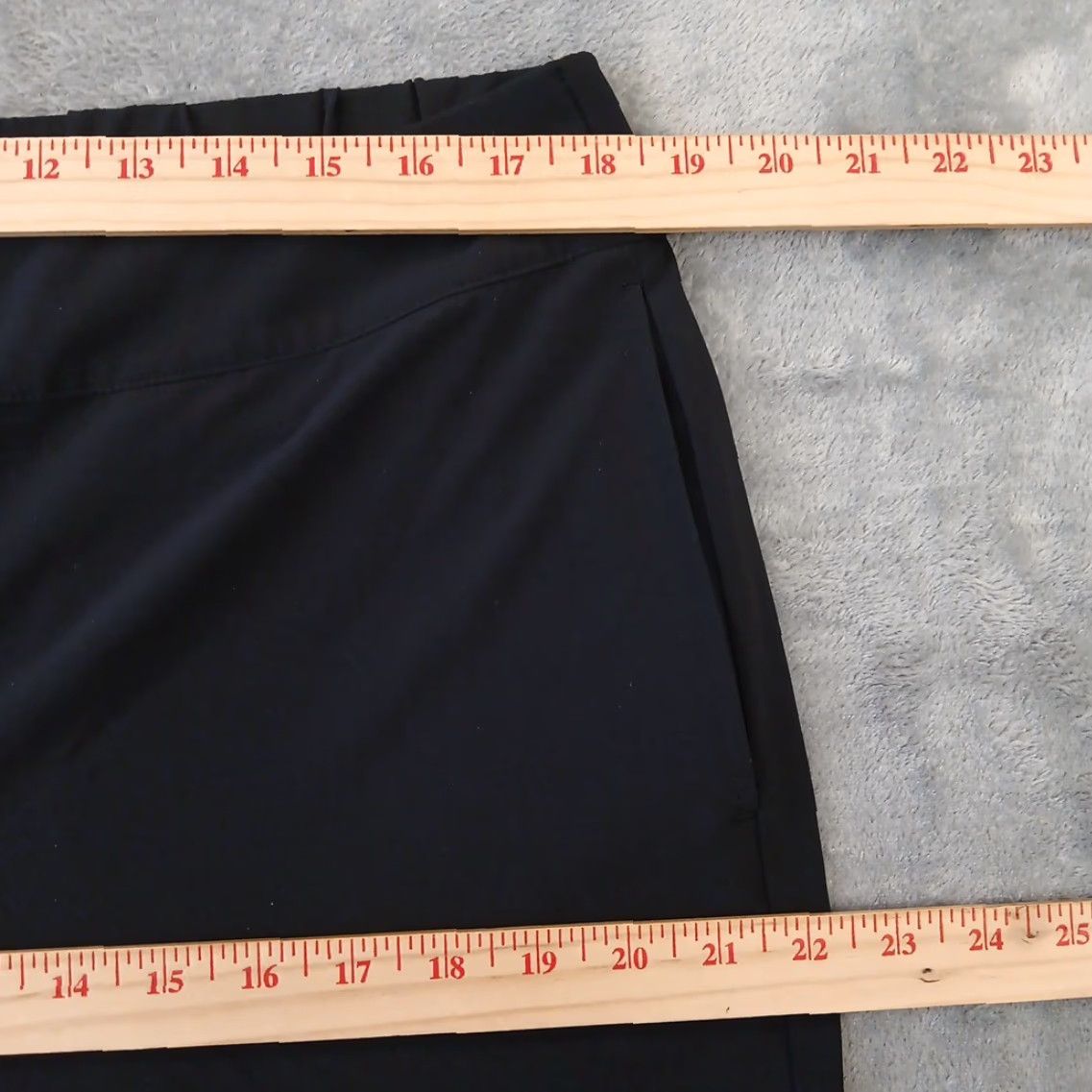 J. Jill J.Jill Pants Womens Large Black Pull On Ankle Zip 36x30 High Rise Ankle Style Pockets Straight Inseam 30 Inseam Reserved Size 36" / US 14 / IT 50 - 2 Thumbnail